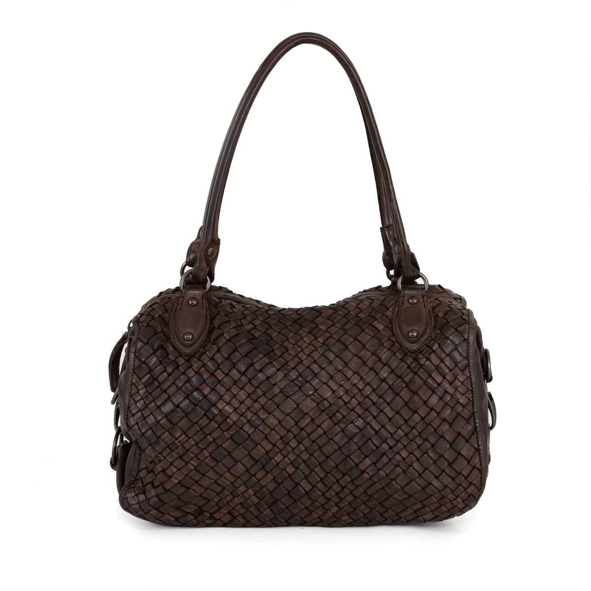 Borsa a mano Khloe Marrone Scuro