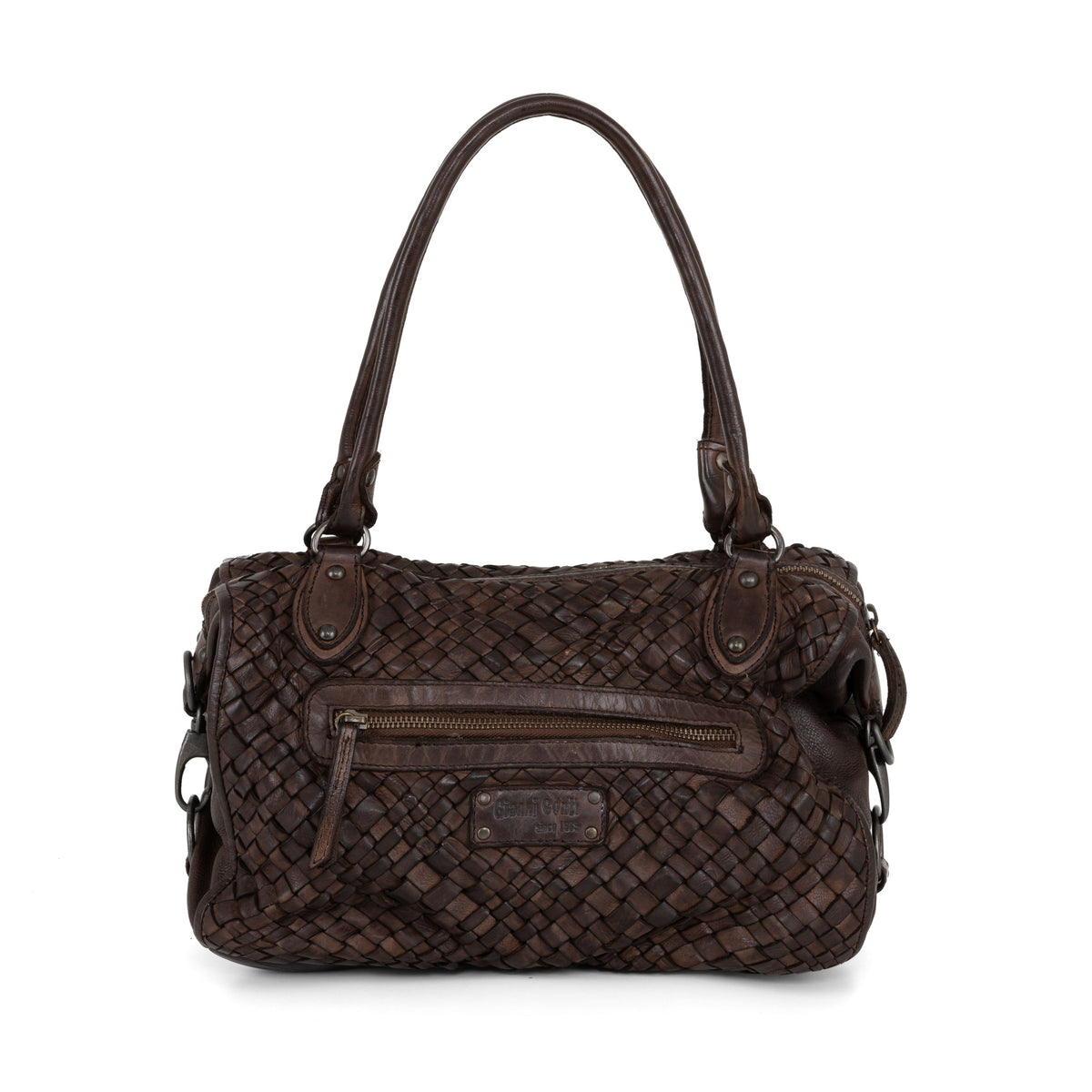 Borsa a mano Khloe Marrone Scuro