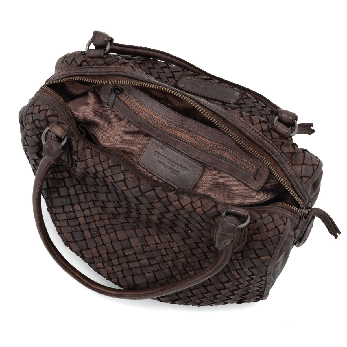 Borsa a mano Khloe Marrone Scuro