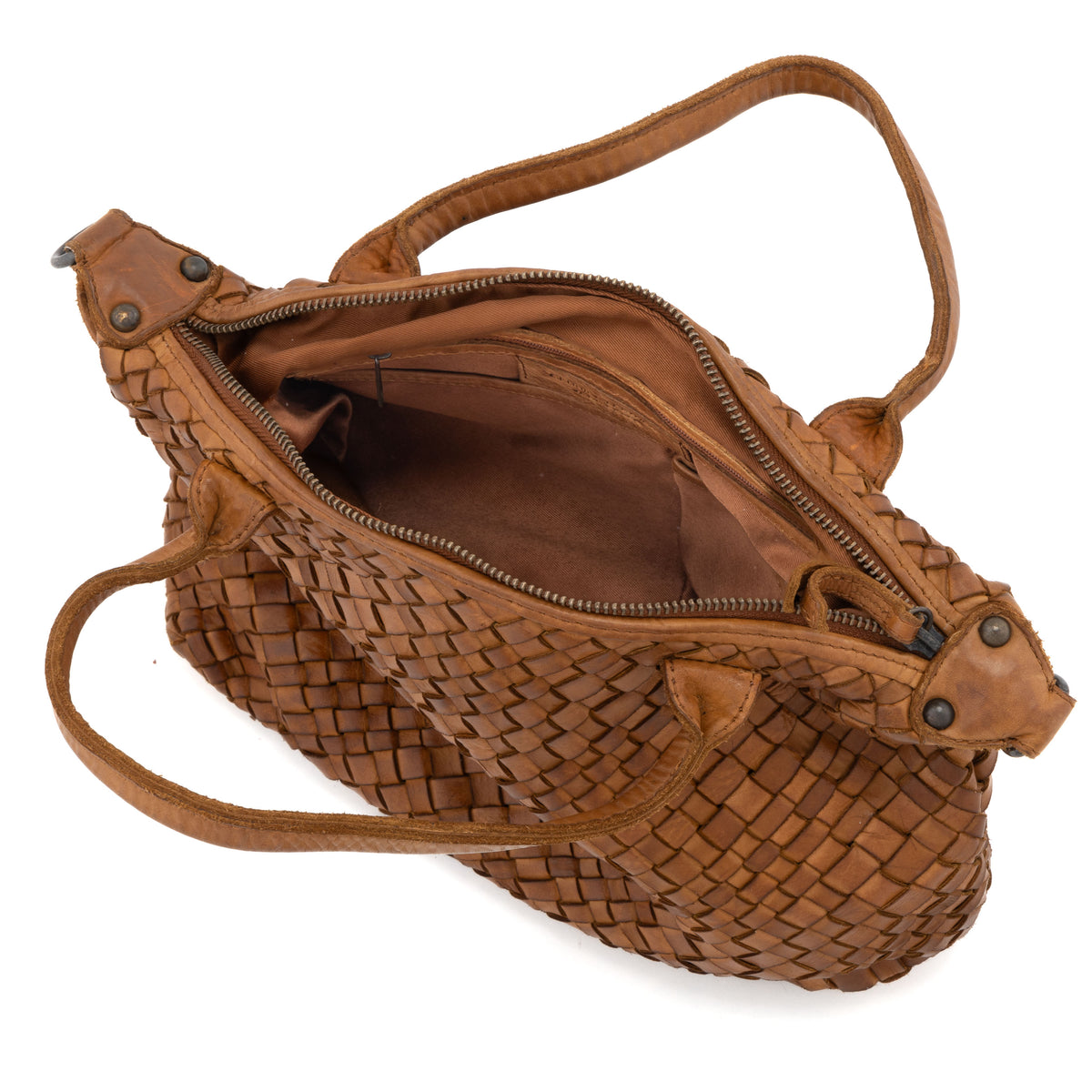 BORSA A MANO DONNA Marrone