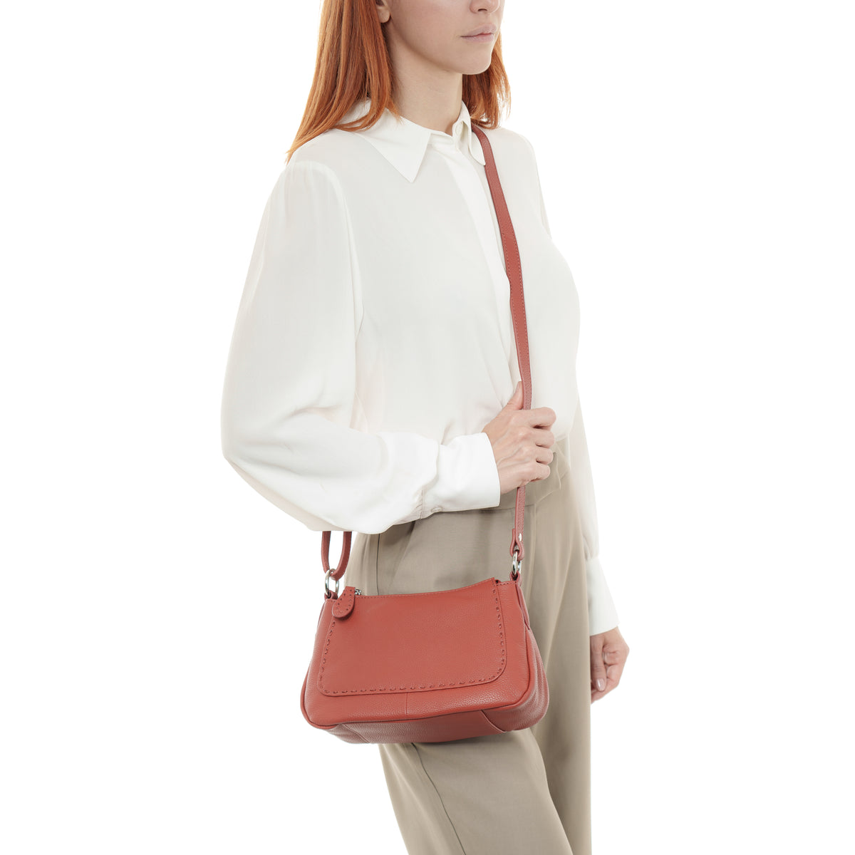 BORSA A TRACOLLA PENELOPE Arancione