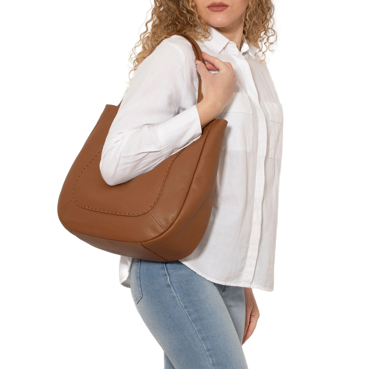 Borsa a spalla Heya Marrone