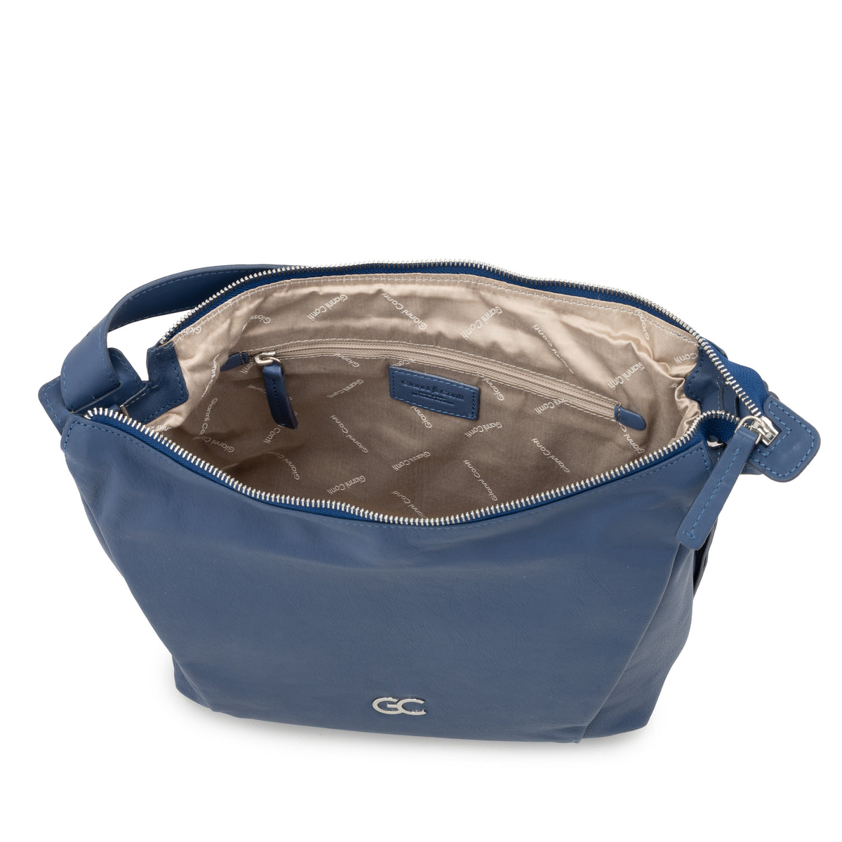 Borsa a spalla Carolina Blu