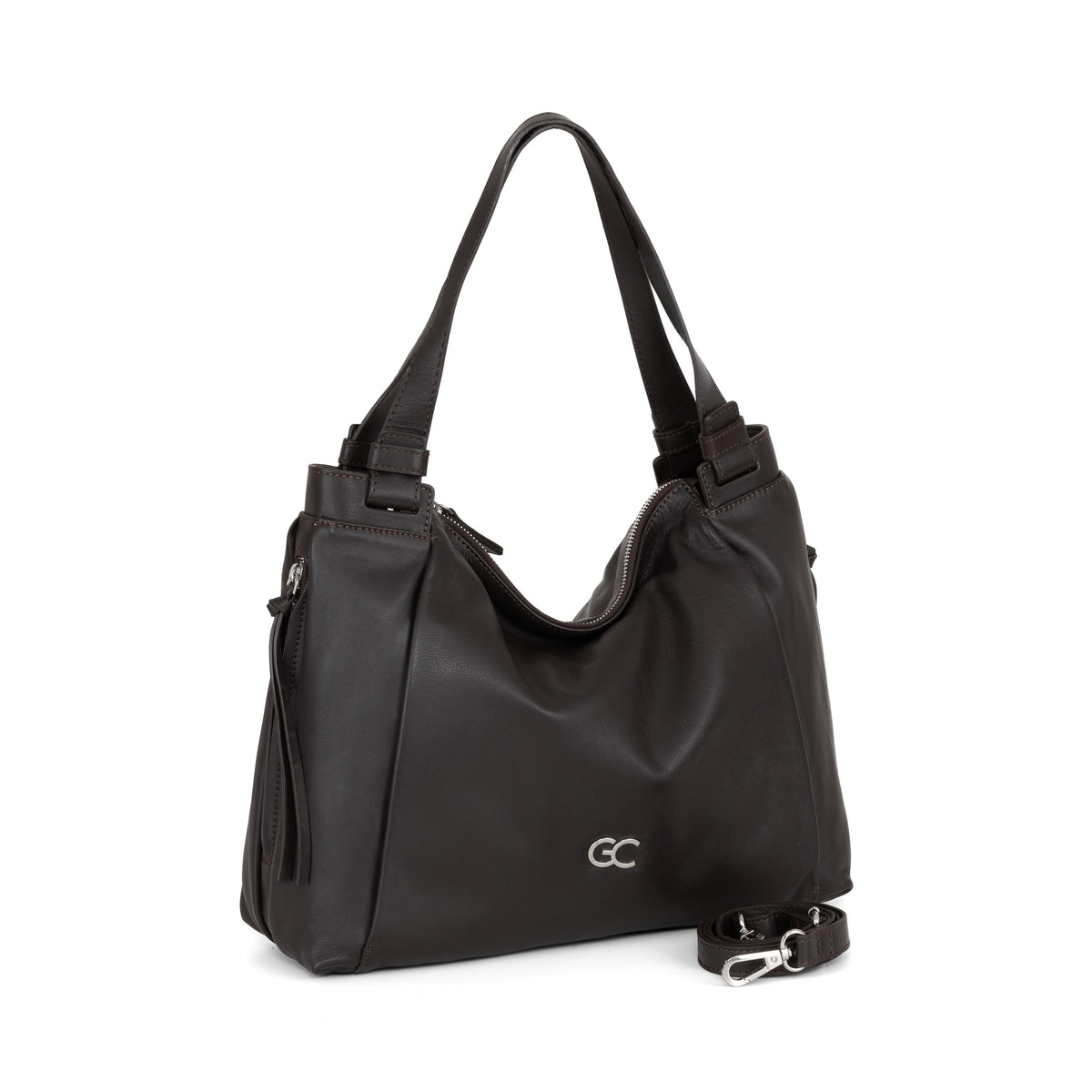 Borsa a spalla Fedora Marrone