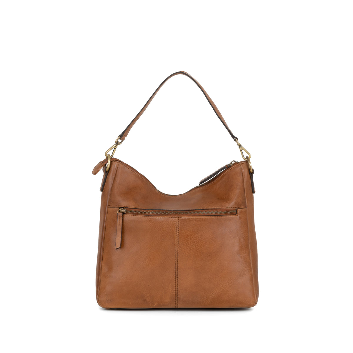 BORSA A SPALLA PAOLA Cuoio