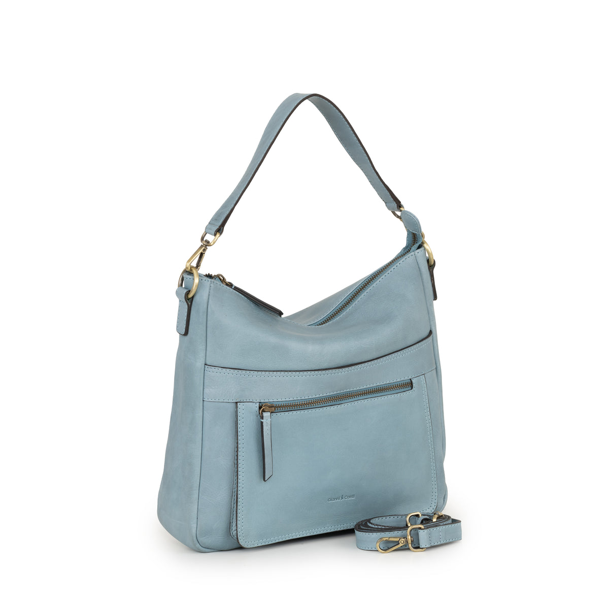 BORSA A SPALLA PAOLA Azzurro