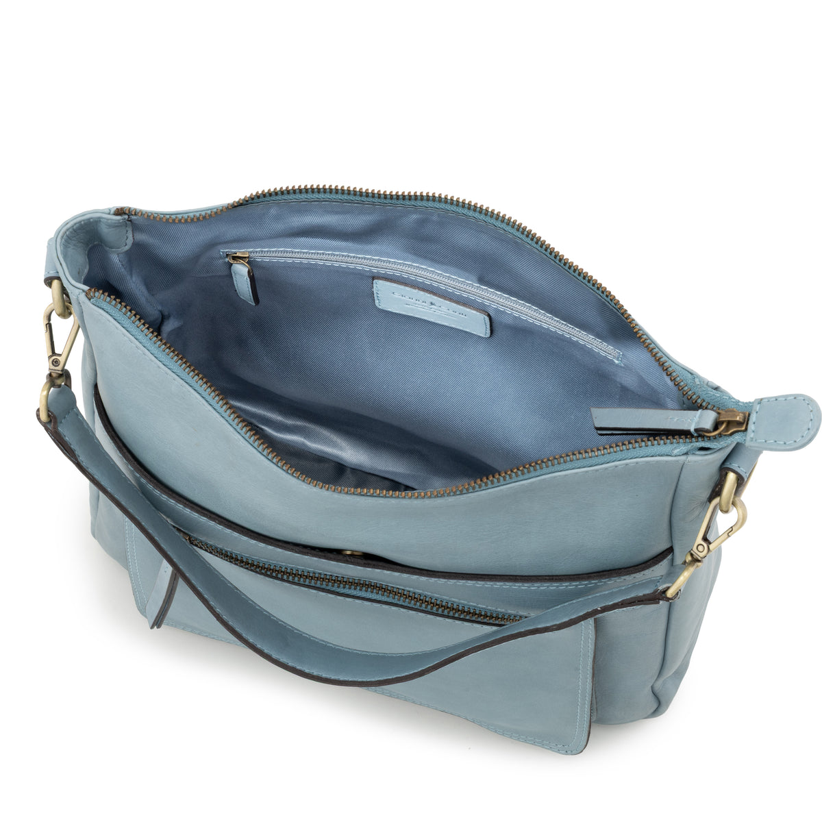 BORSA A SPALLA PAOLA Azzurro