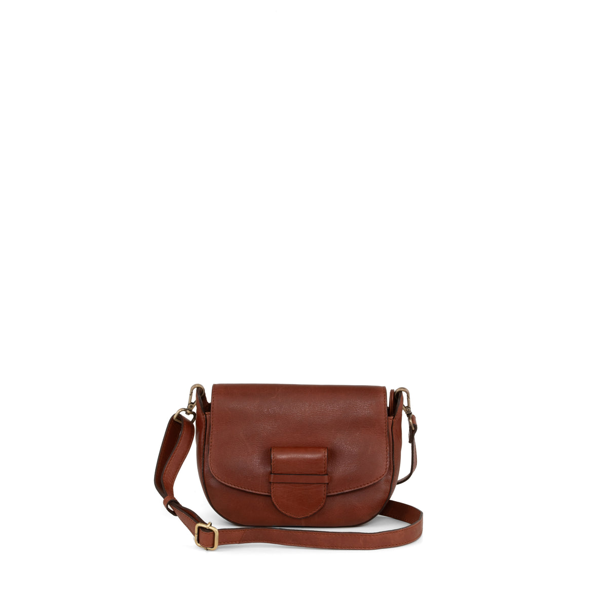 BORSA A TRACOLLA CLOVIS Marrone