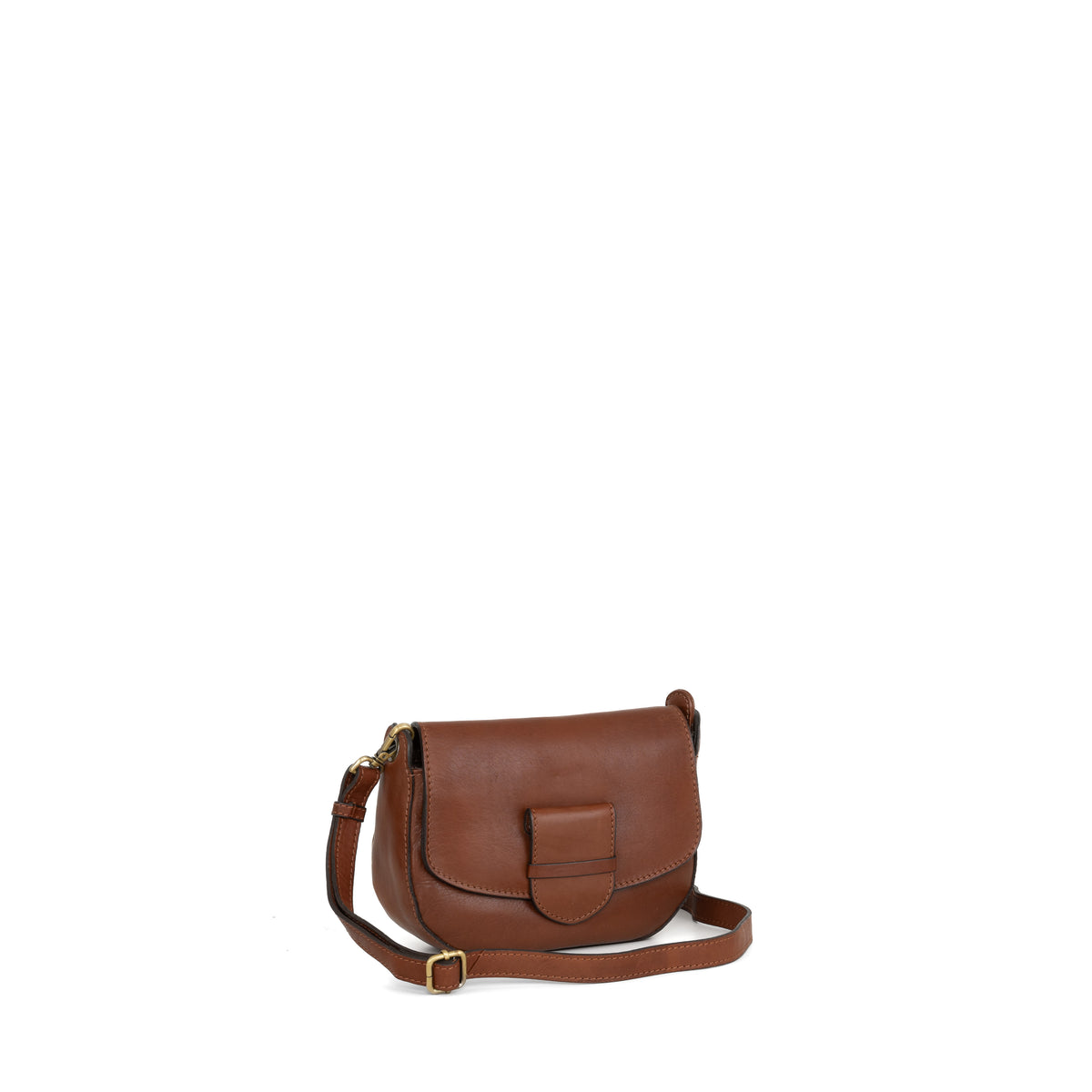 BORSA A TRACOLLA CLOVIS Marrone