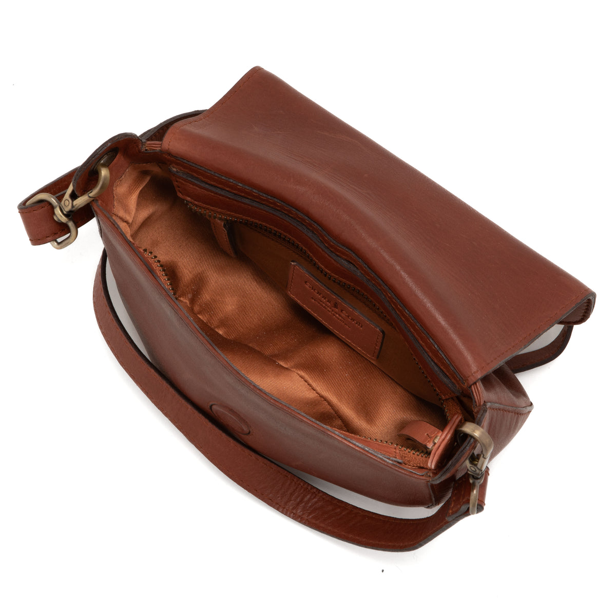 BORSA A TRACOLLA CLOVIS Marrone