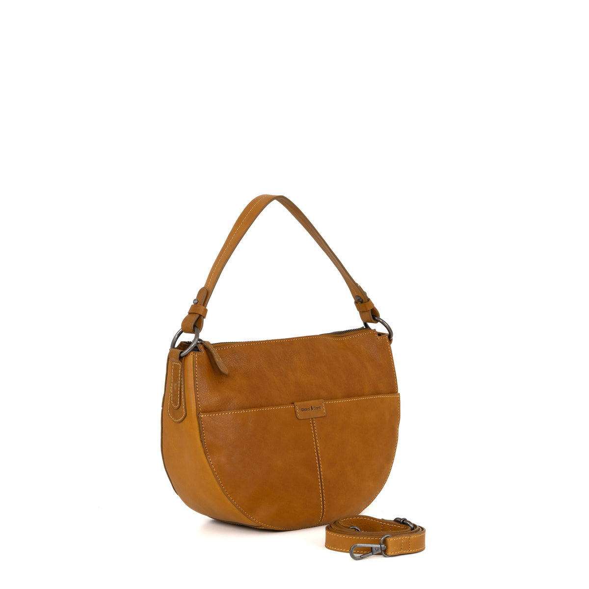 Borsa a spalla Glenda Senape