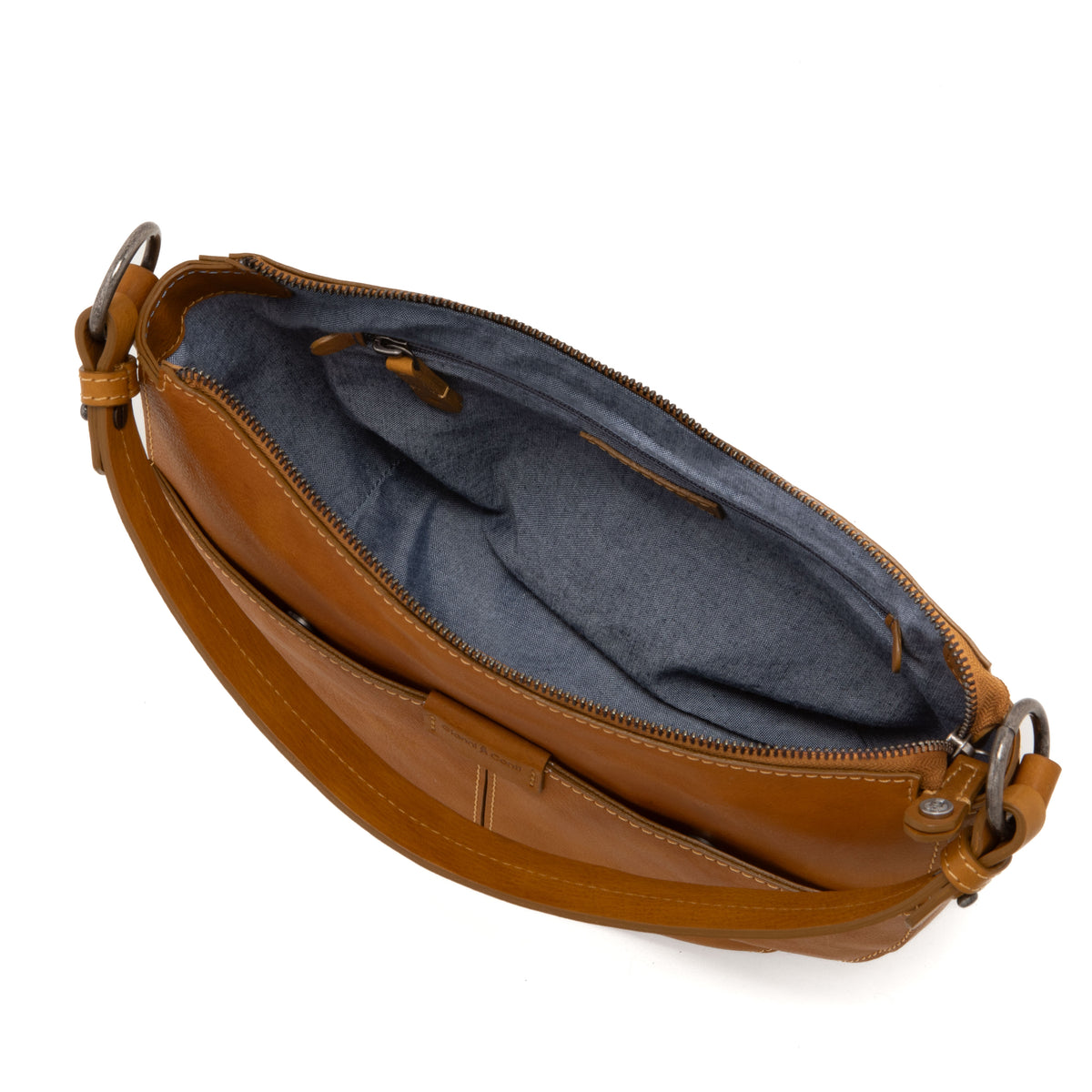 Borsa a spalla Glenda Senape