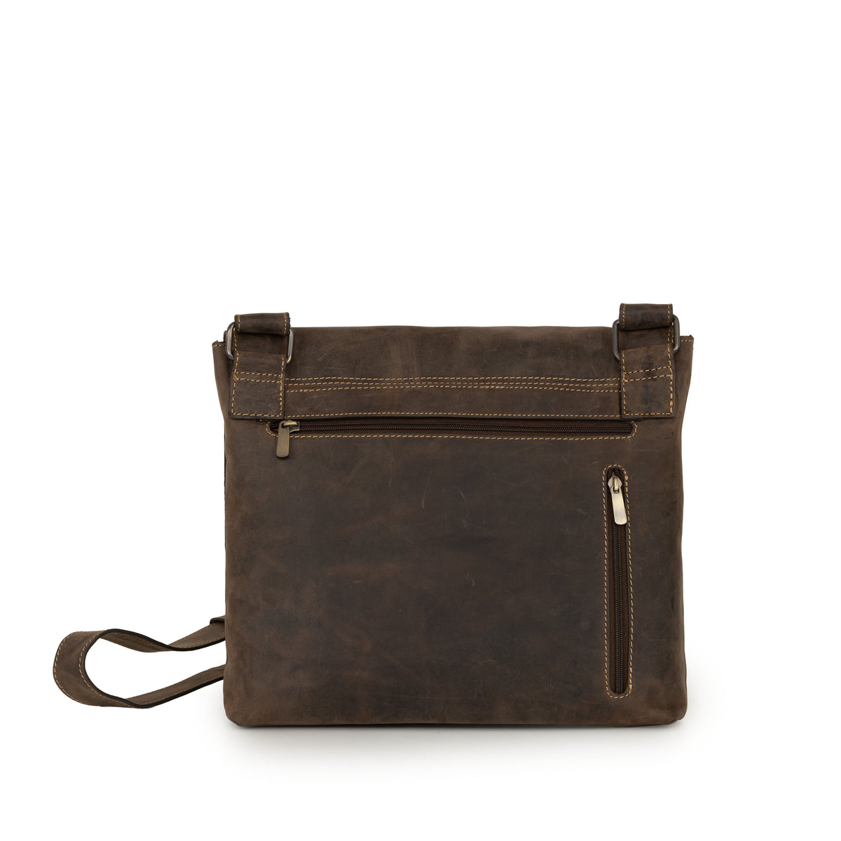Borsa A Tracolla Vero Marrone