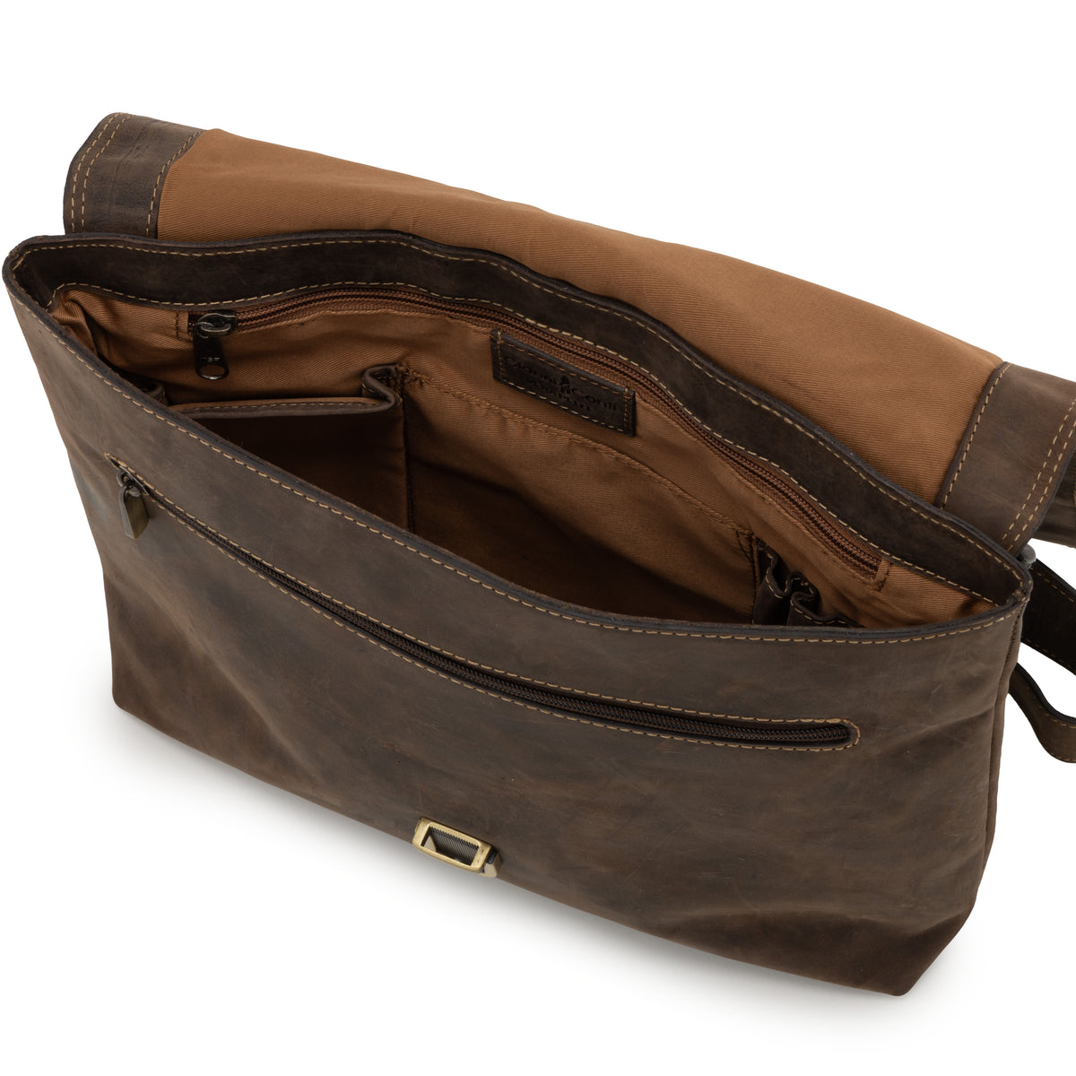 Borsa A Tracolla Vero Marrone