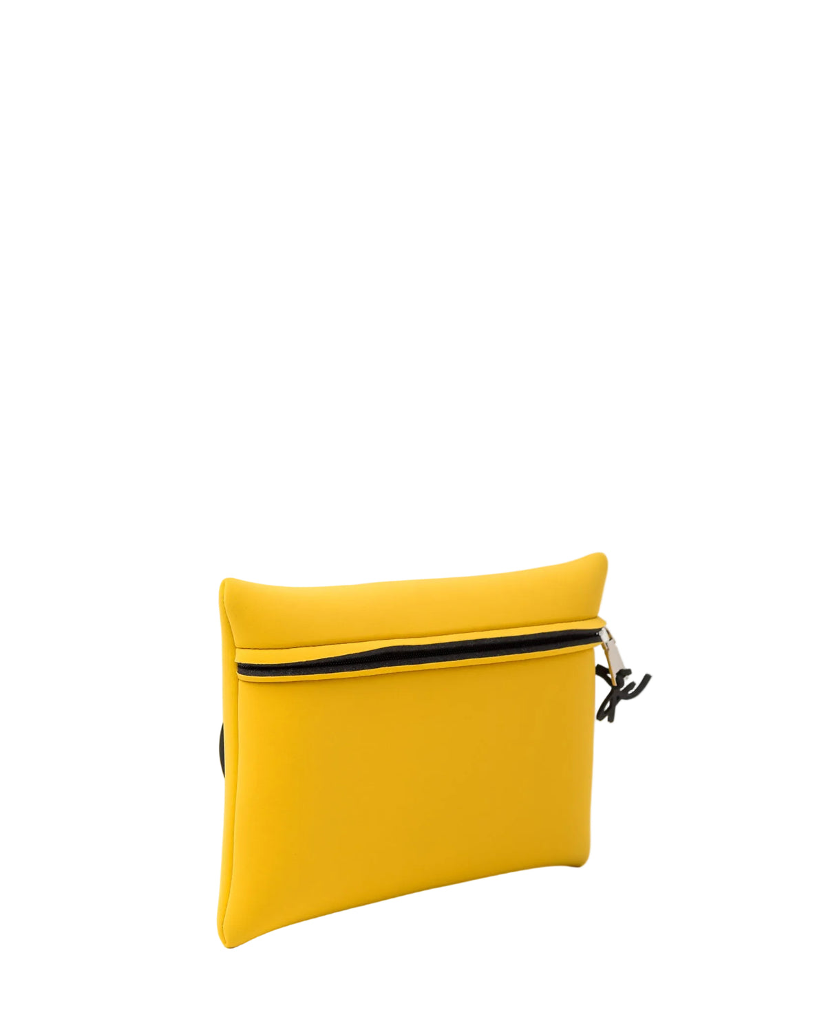 Pochette in neoprene giallo