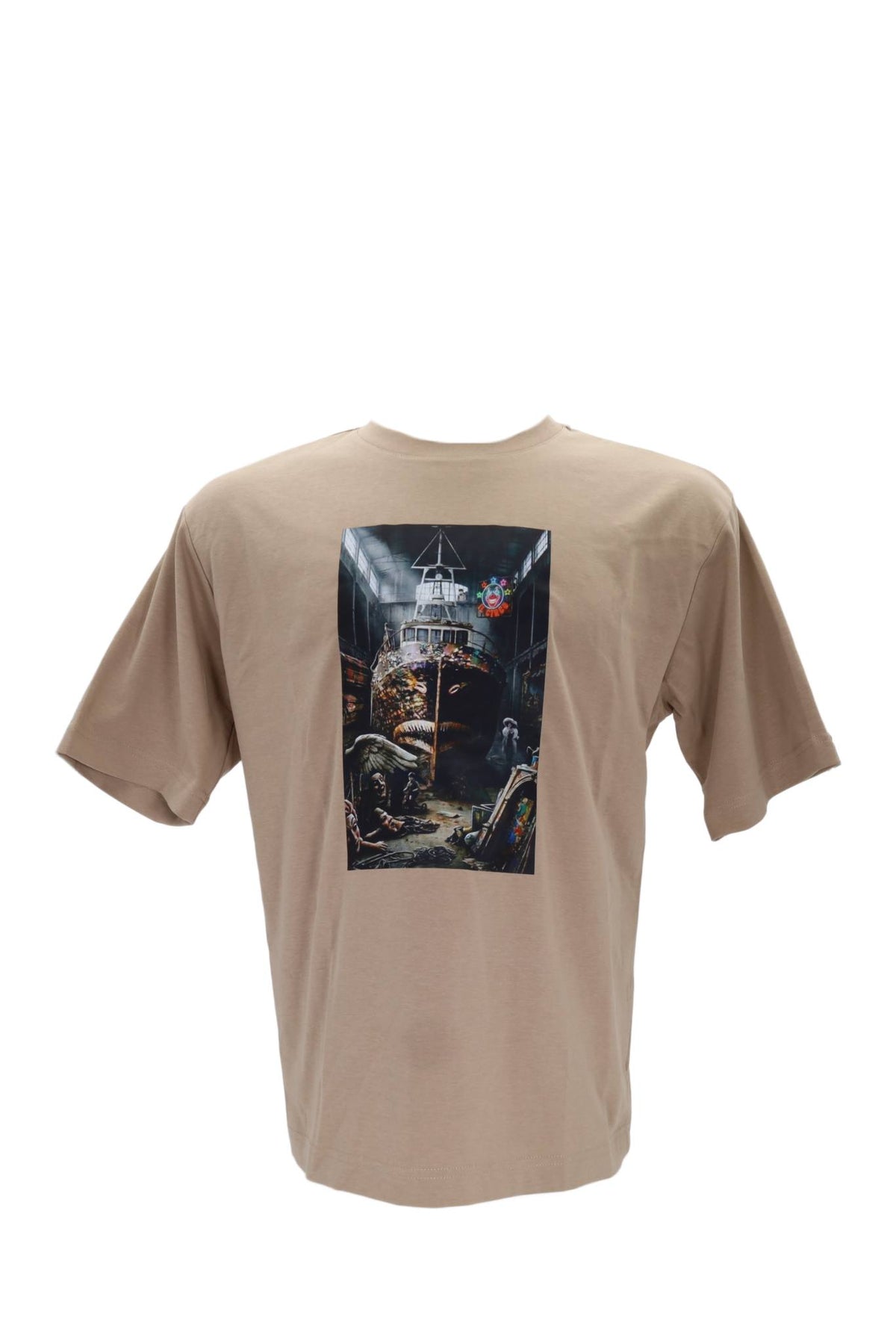 T-Shirt Nave Torre Beige - IL CIRCO