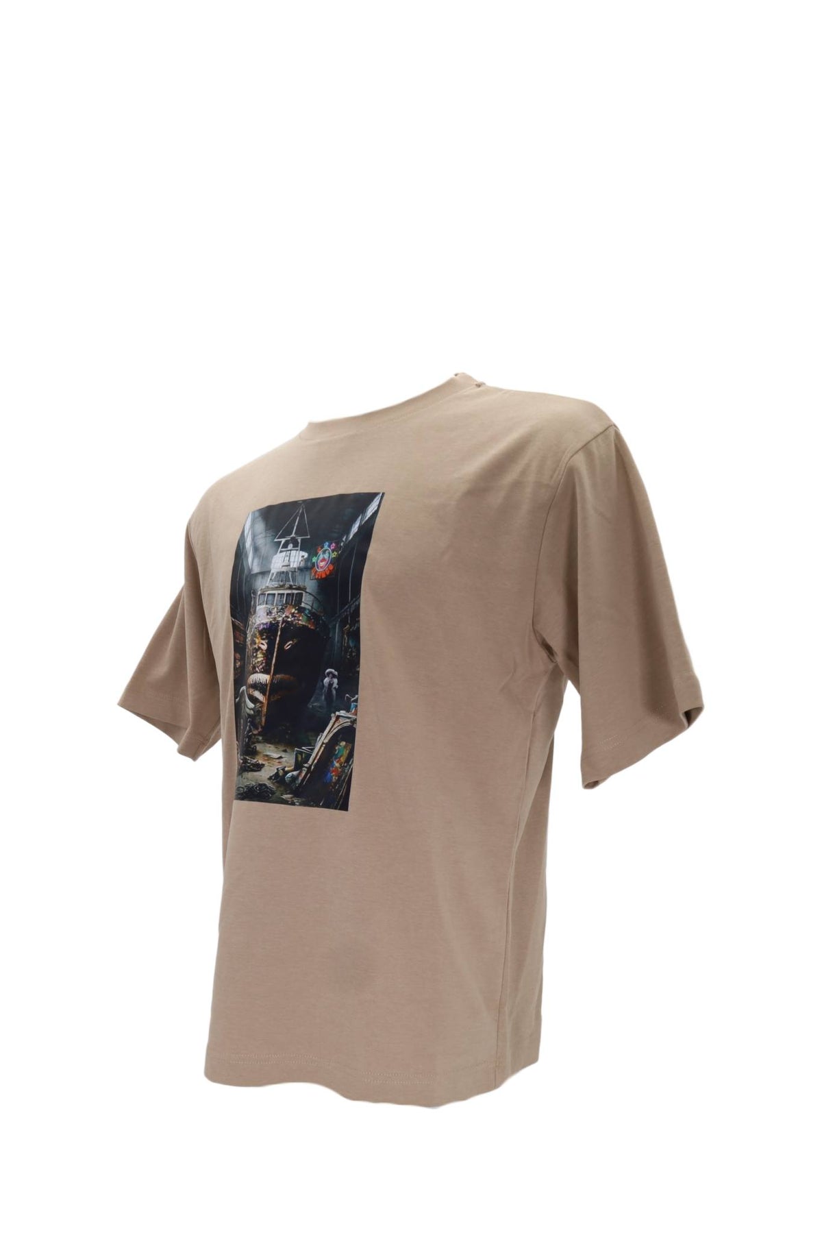 T-Shirt Nave Torre Beige - IL CIRCO
