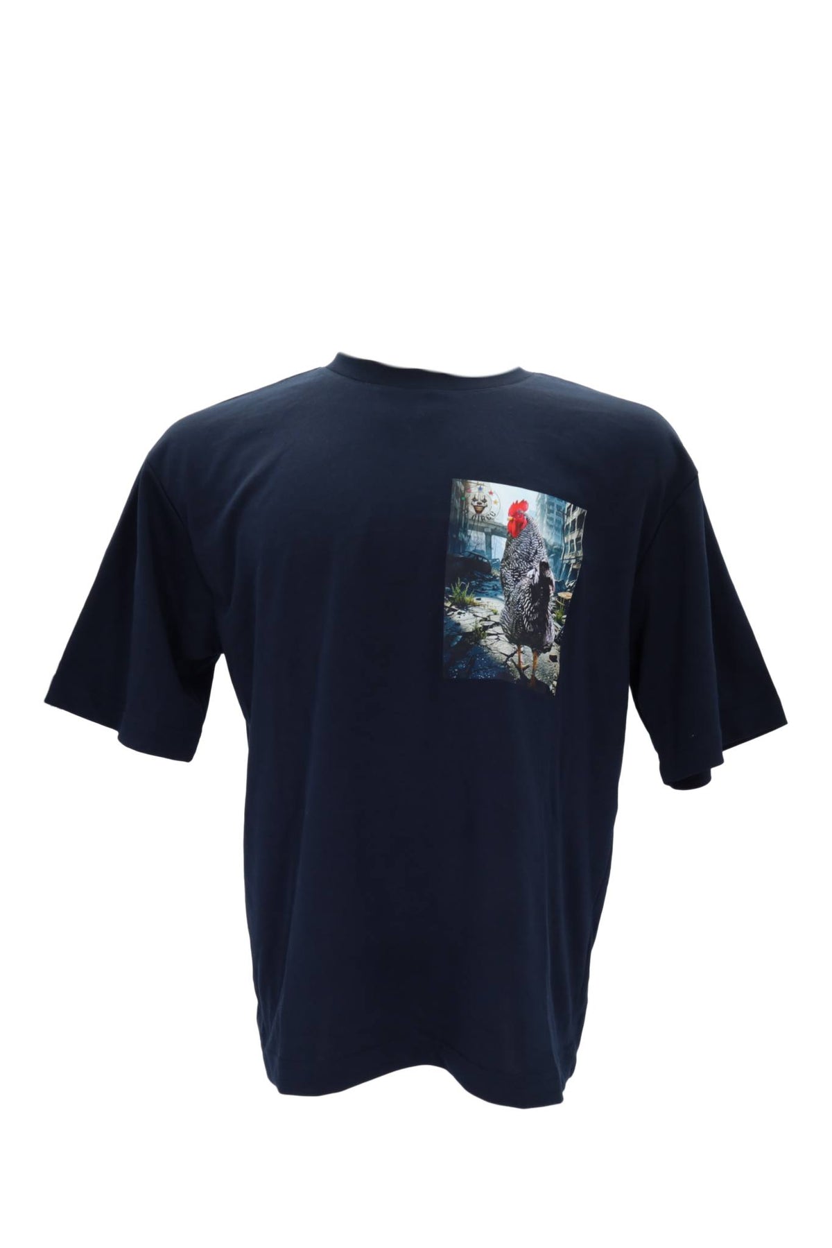 T-Shirt Pollo Piuma Blu Navy - IL CIRCO