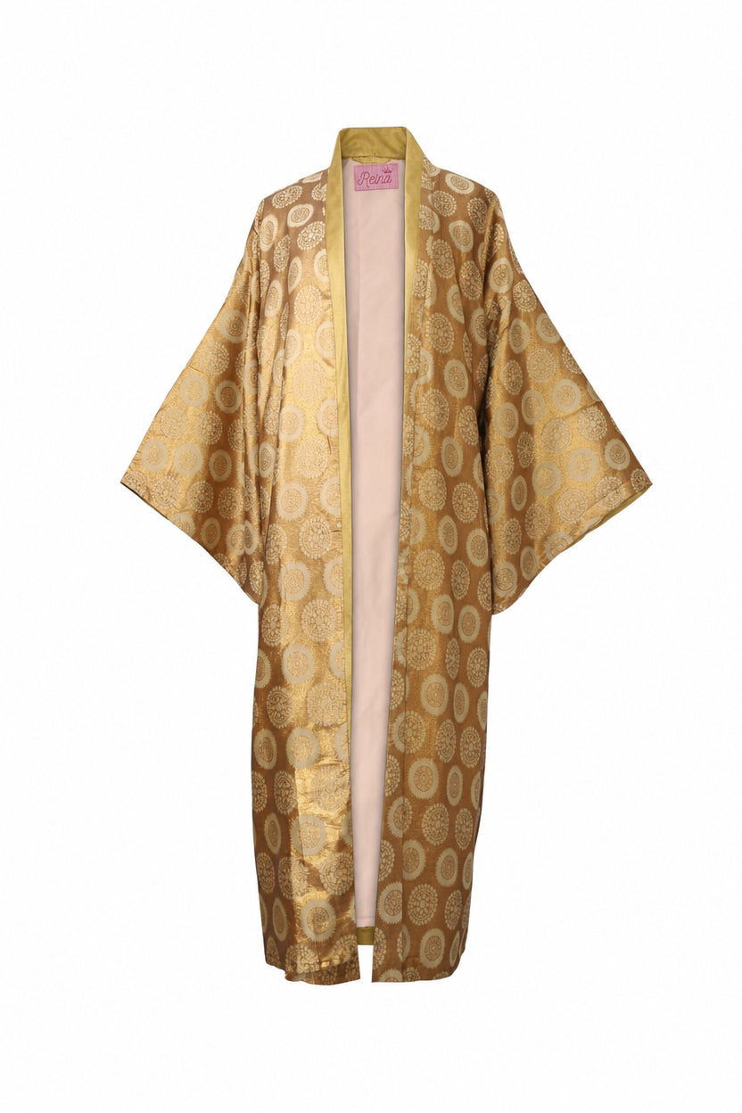 Kimono Brocade Gold Oro
