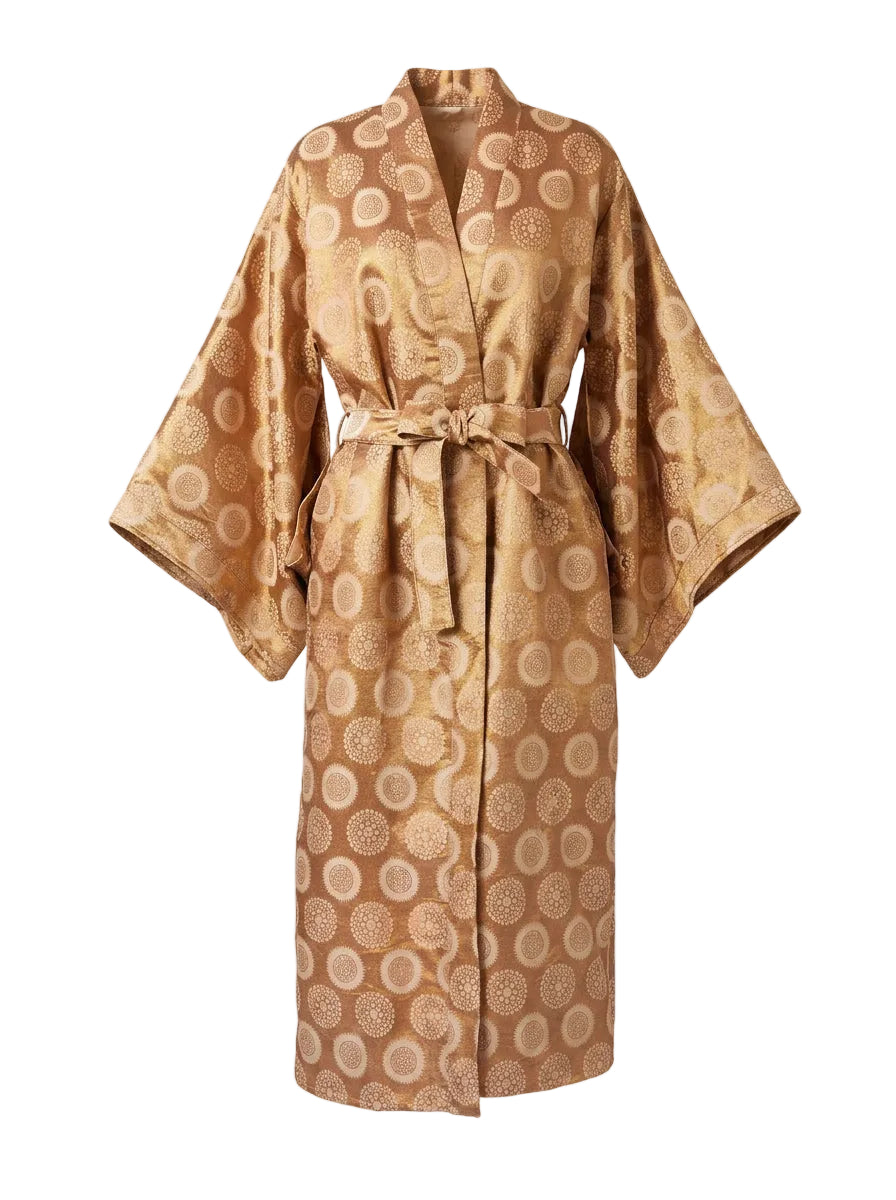 Kimono Brocade Gold Oro