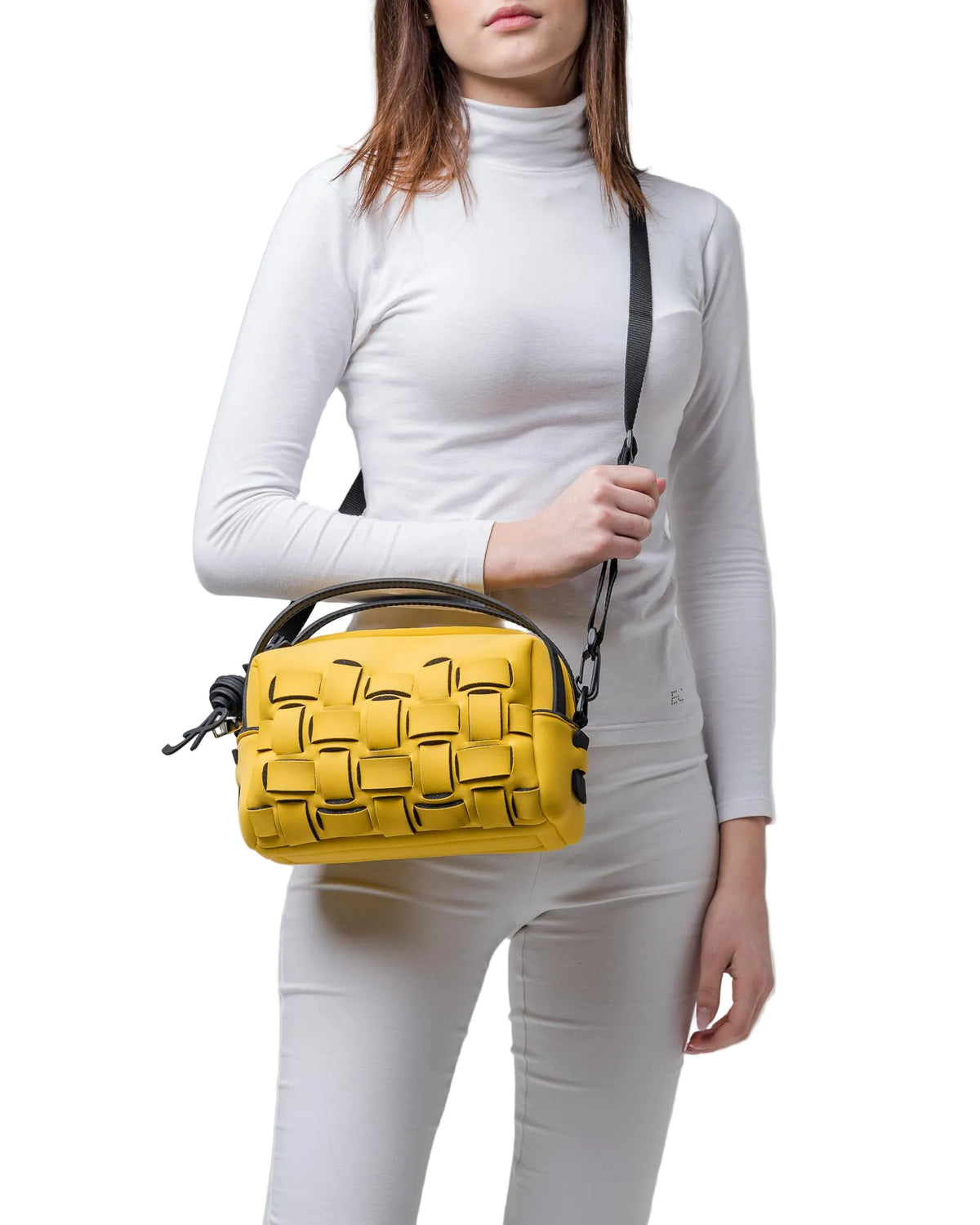 Bauletto in neoprene giallo