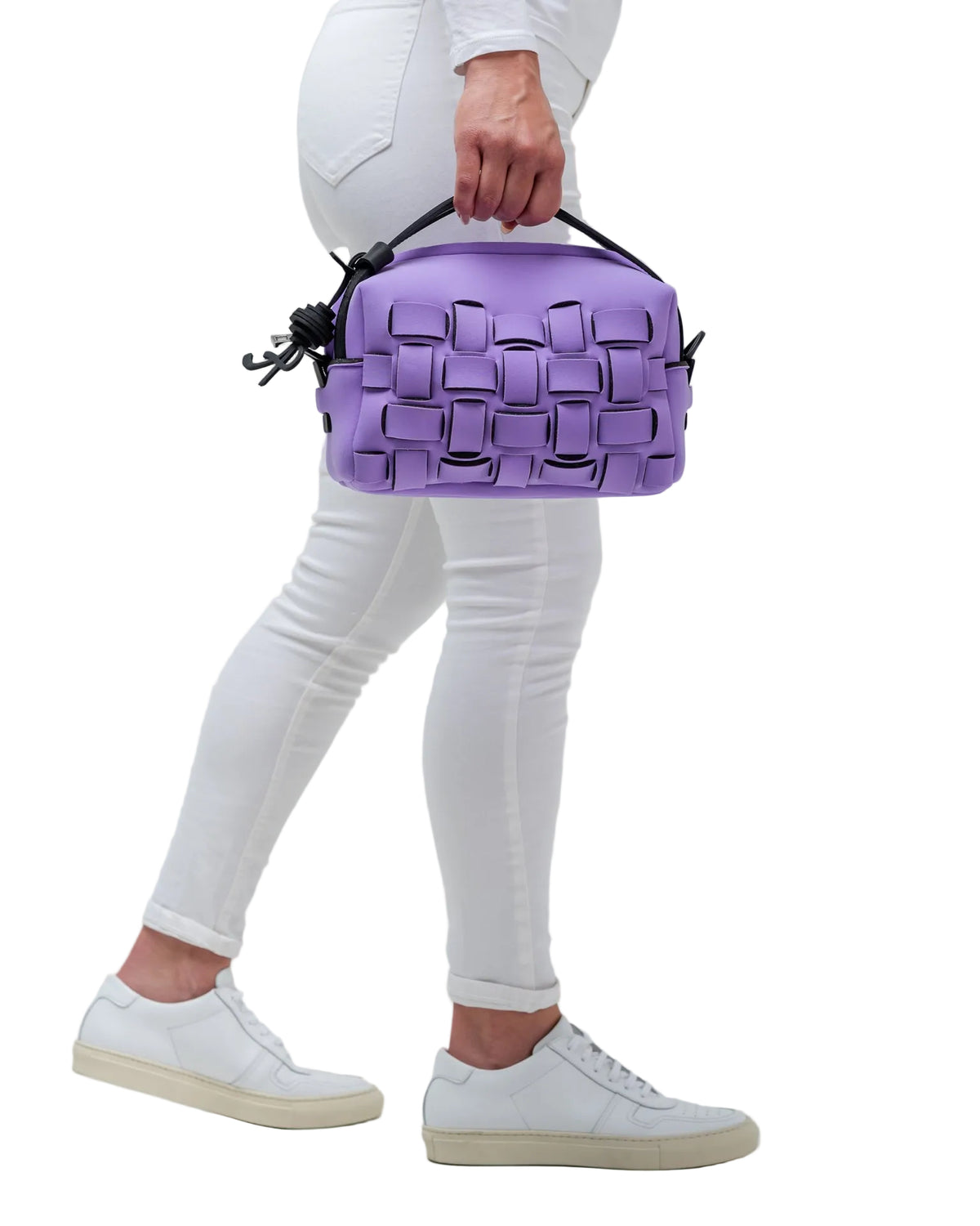 Bauletto in neoprene lilla
