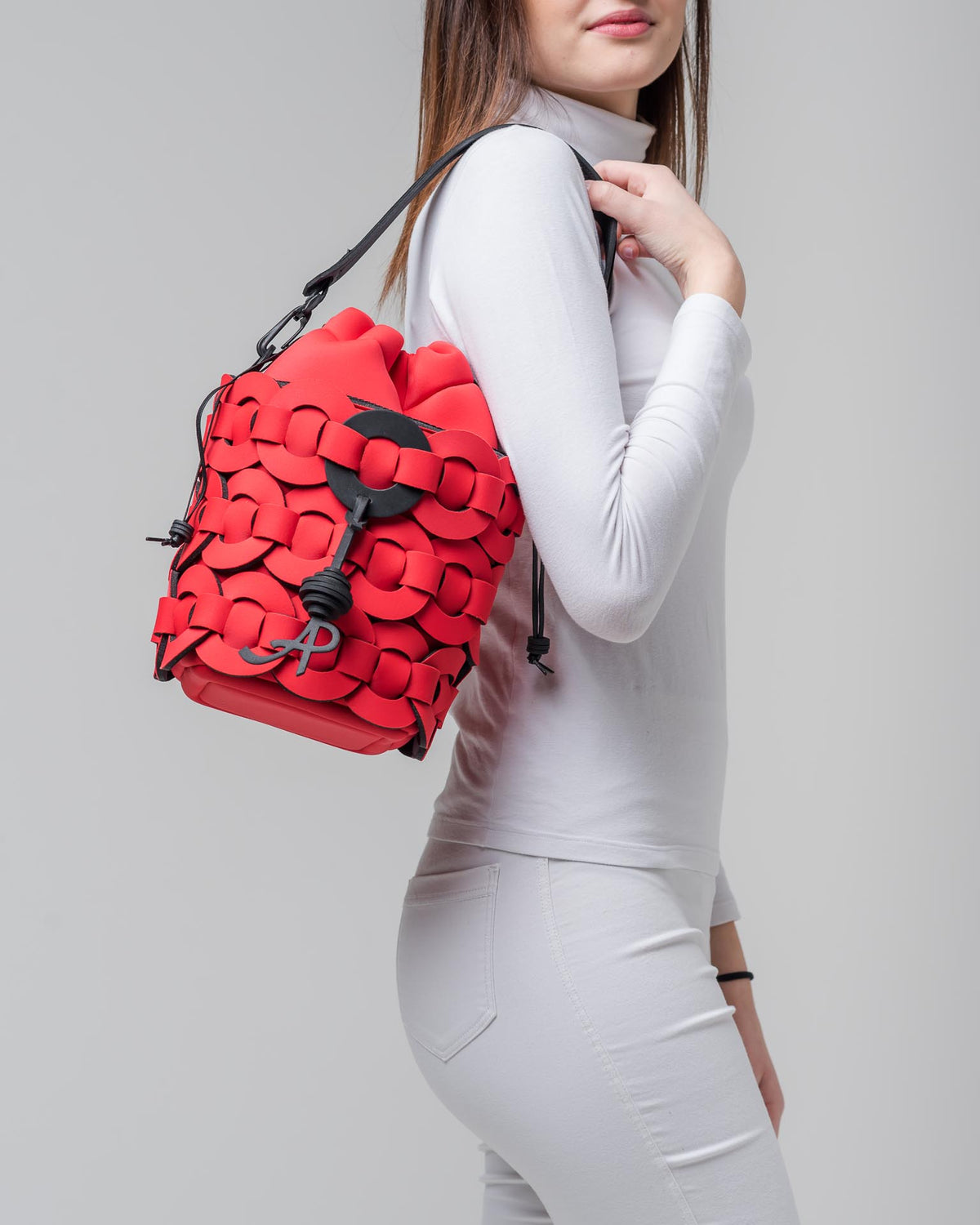Borsa in neoprene rosso