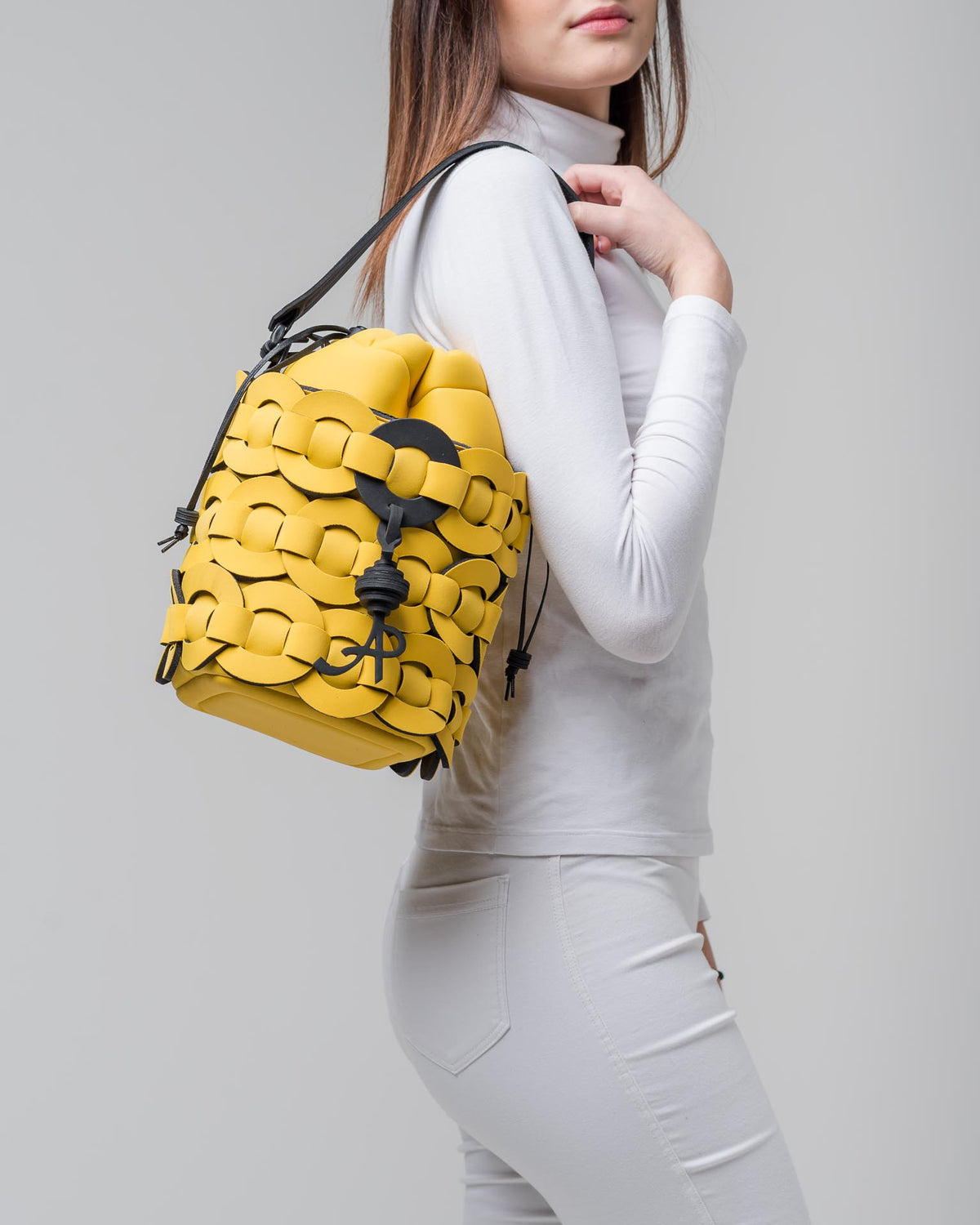 Borsa in neoprene giallo