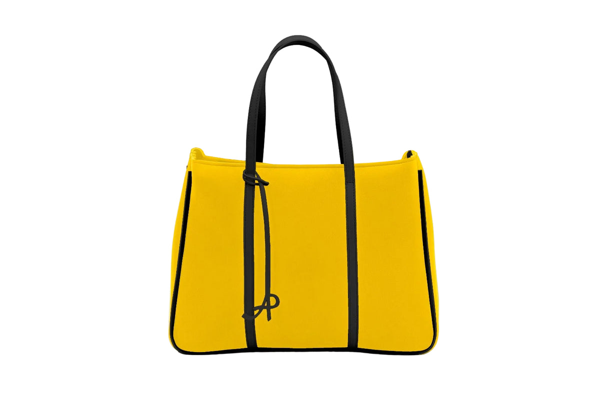 Borsa in neoprene giallo