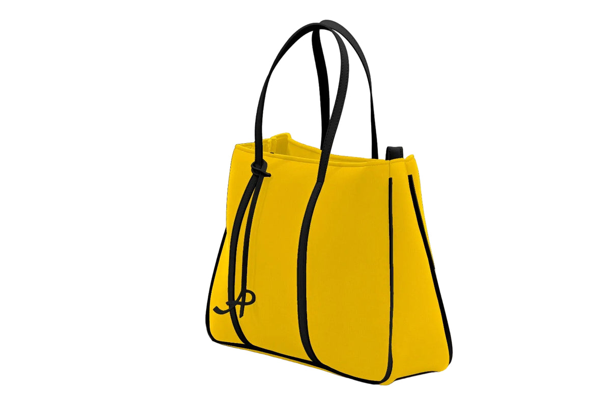 Borsa in neoprene giallo