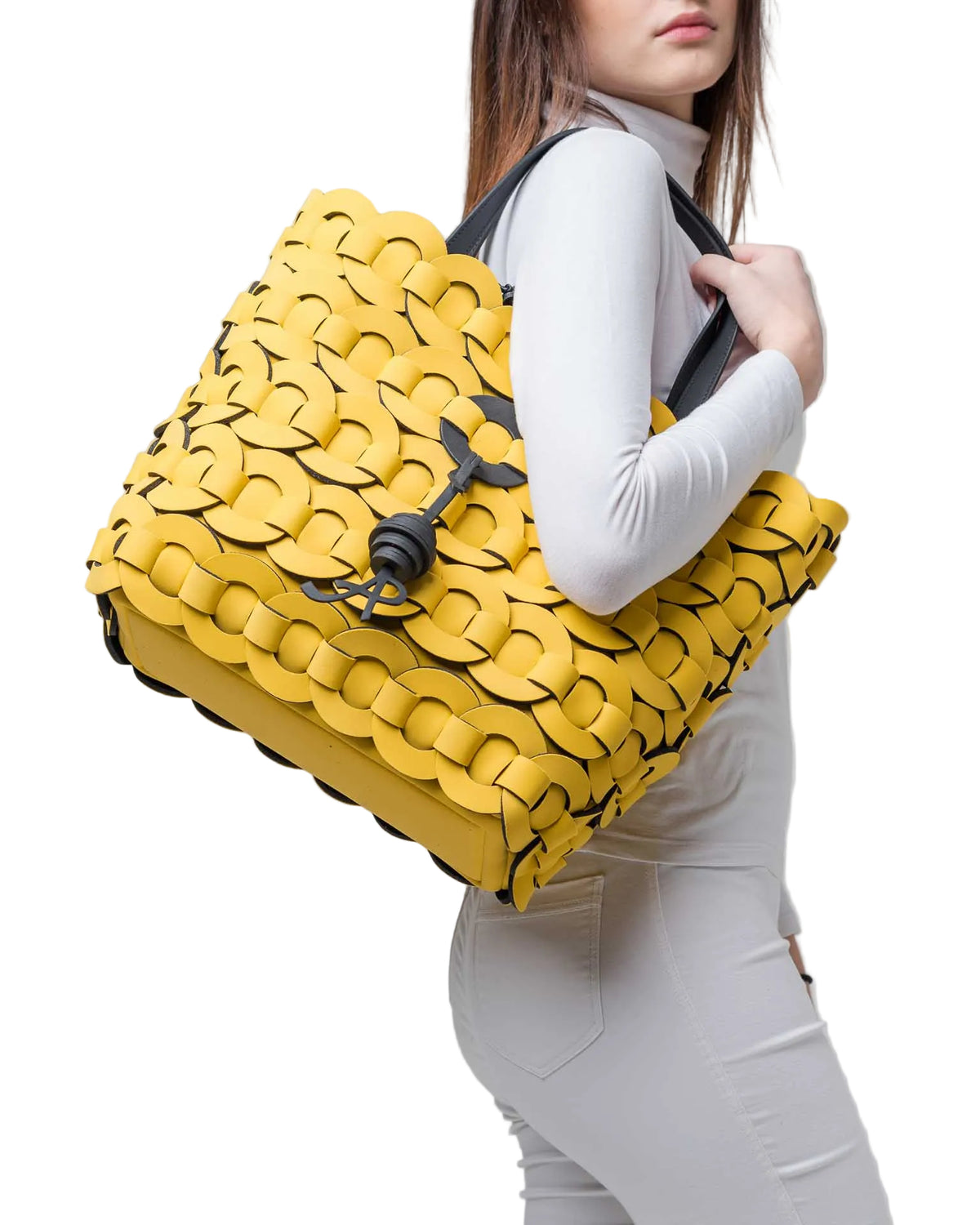 Borsa in neoprene giallo