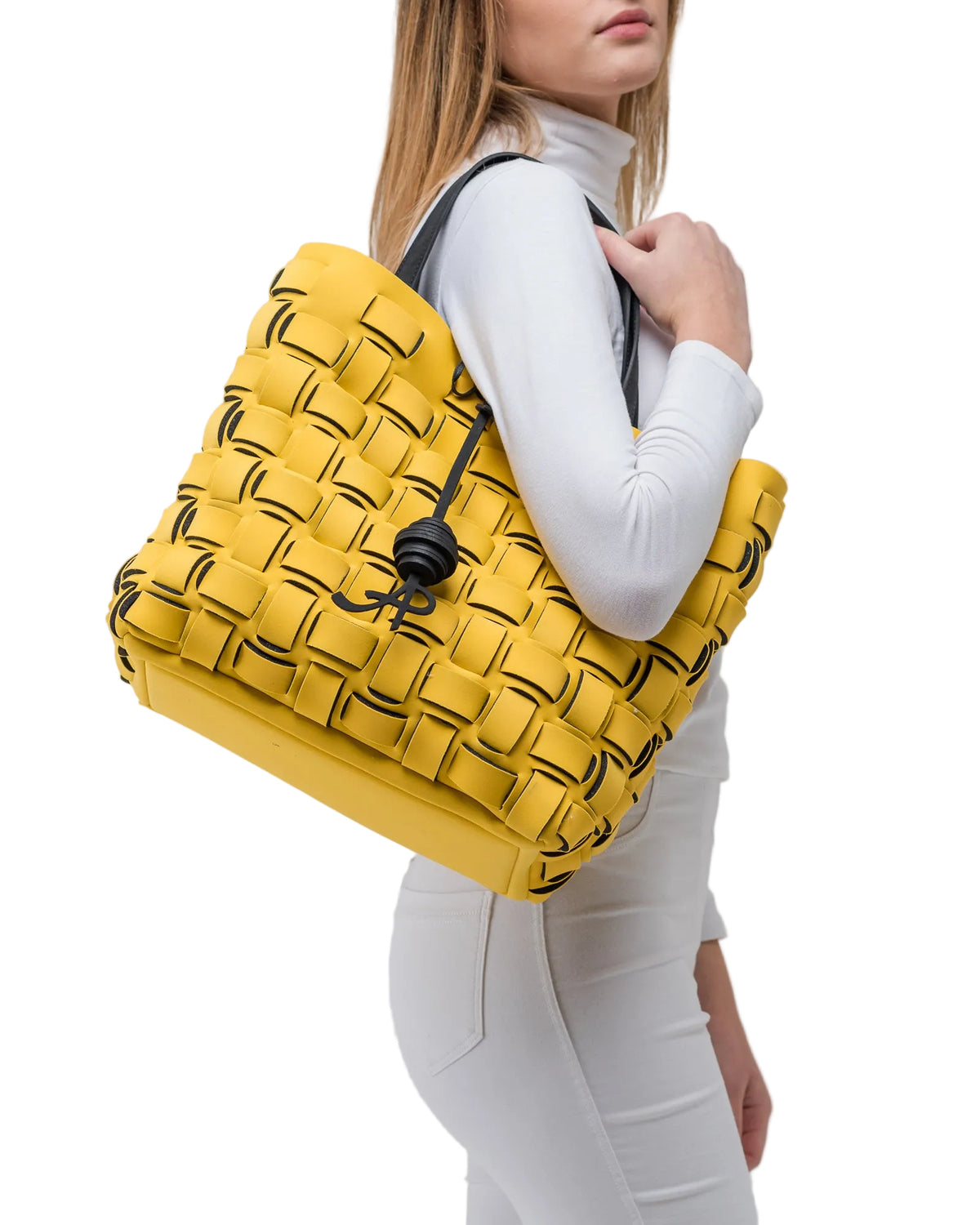 Borsa in neoprene giallo