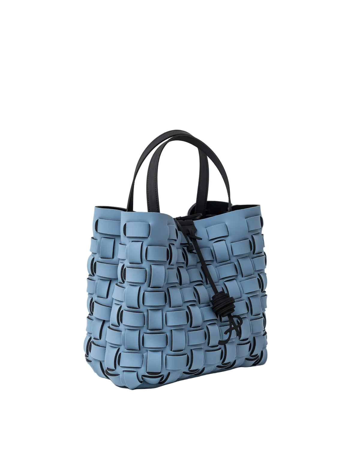 Powder blue neoprene bag