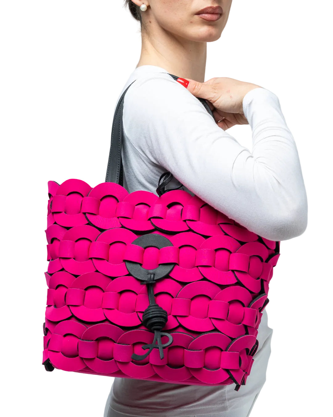Borsa in neoprene fuxia
