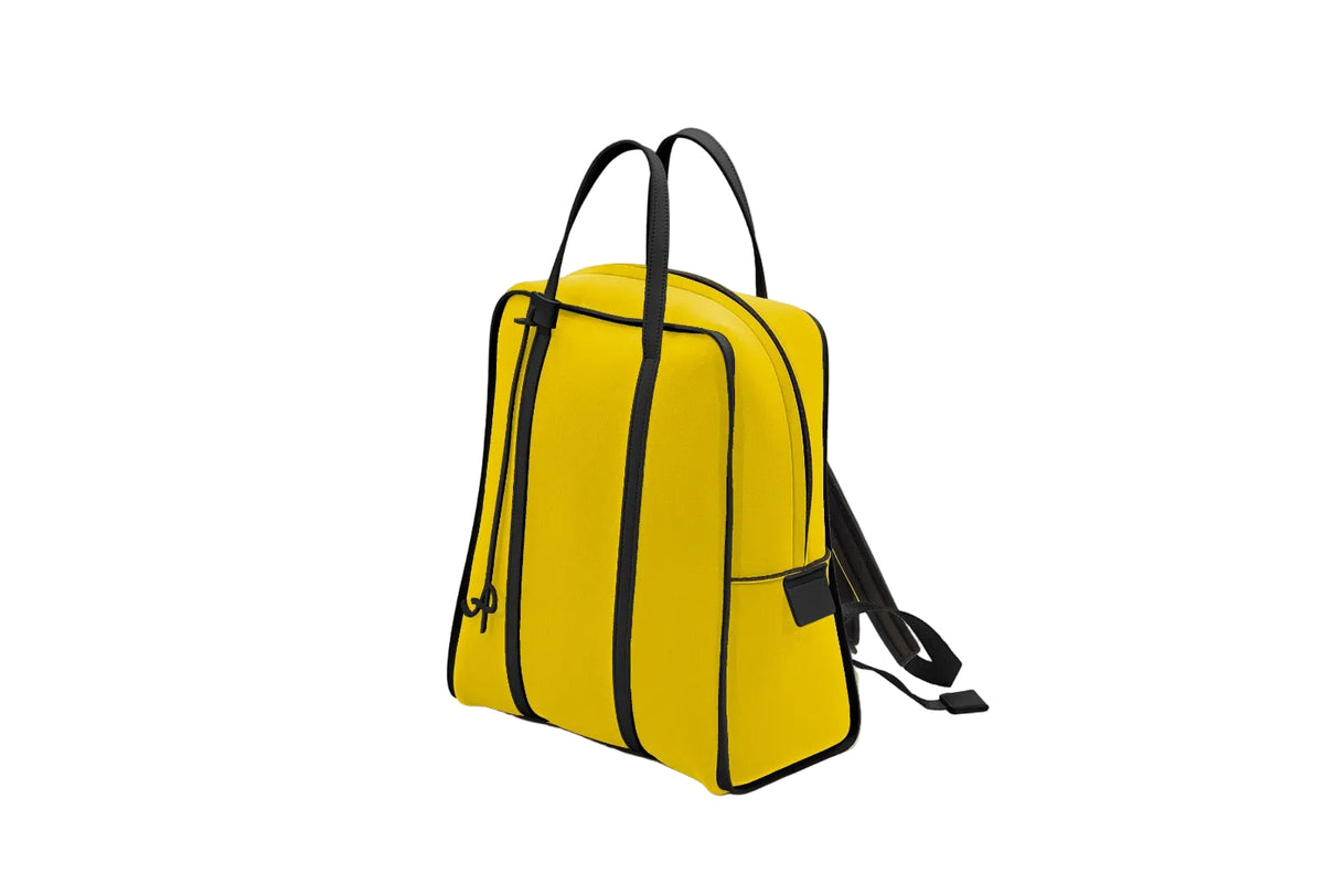 Zaino in neoprene giallo