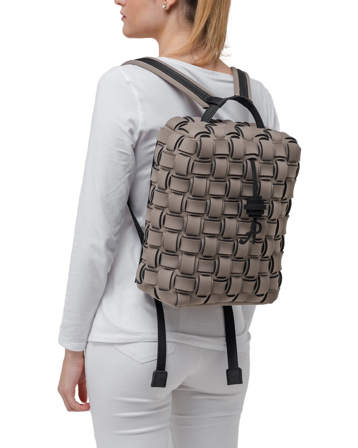 Zaino in neoprene taupe
