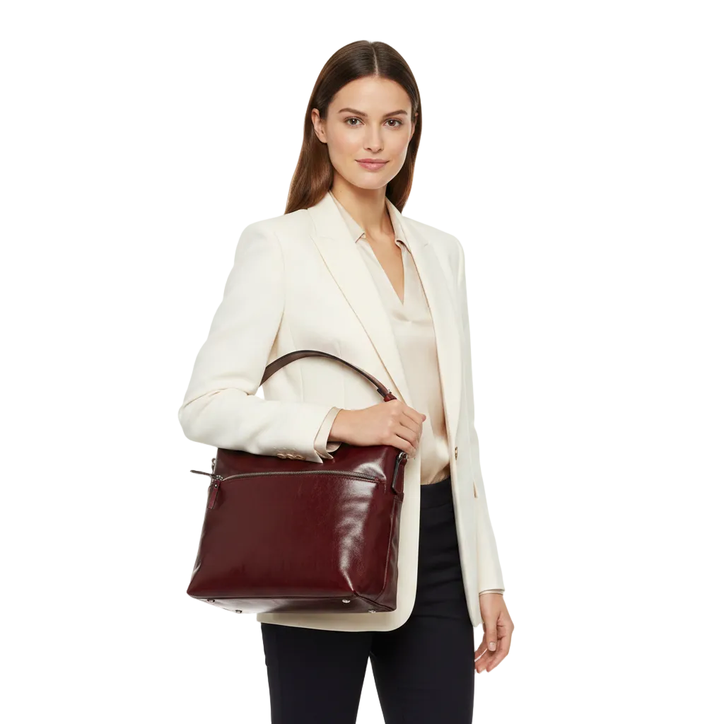 Borsa a spalla Dalia Bordeaux