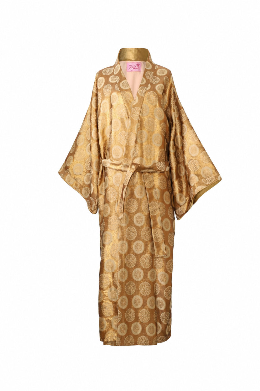 Kimono Brocade Gold Oro