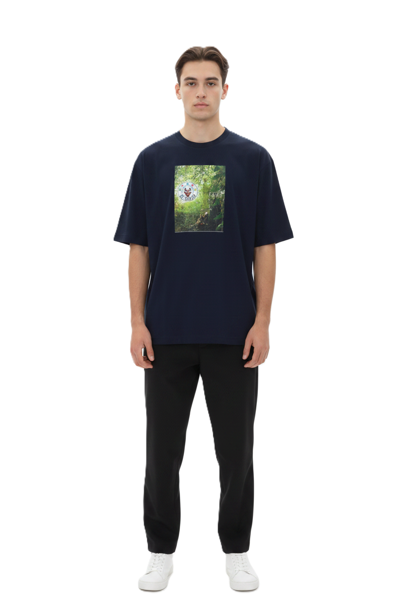 T-Shirt Navy Blue Woods - THE CIRCUS