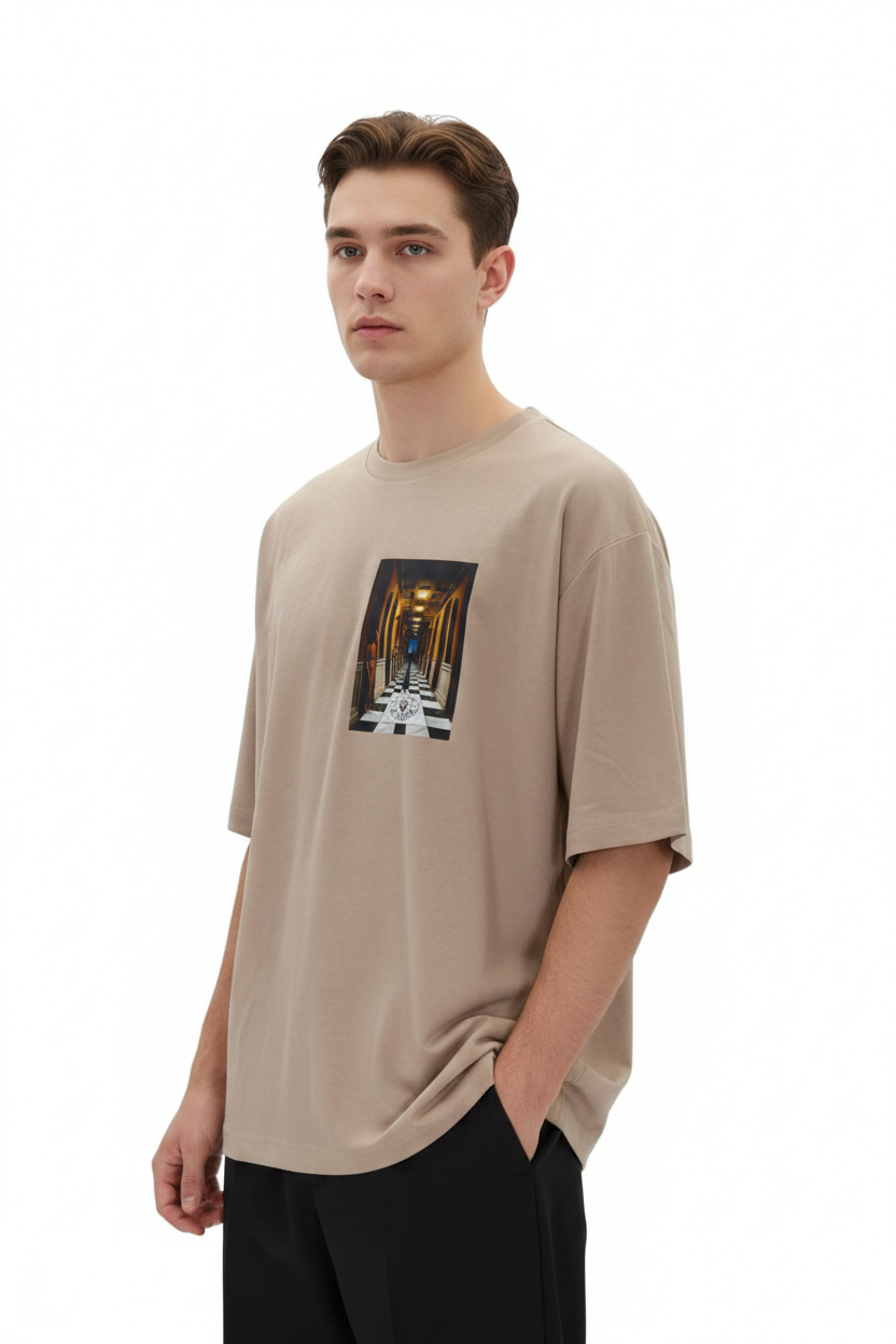 T-Shirt Corridoio Beige - IL CIRCO