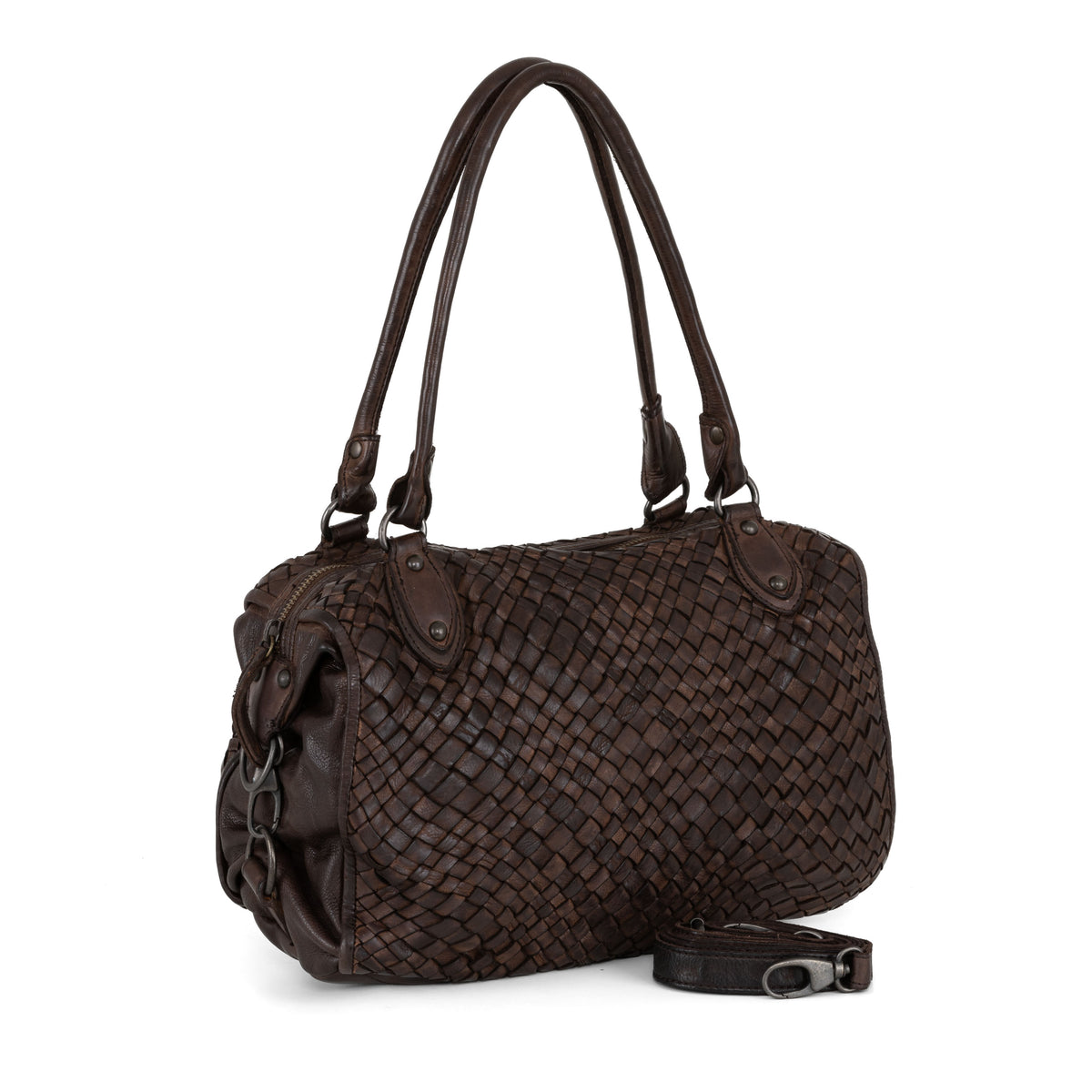 Borsa a mano Khloe Marrone Scuro