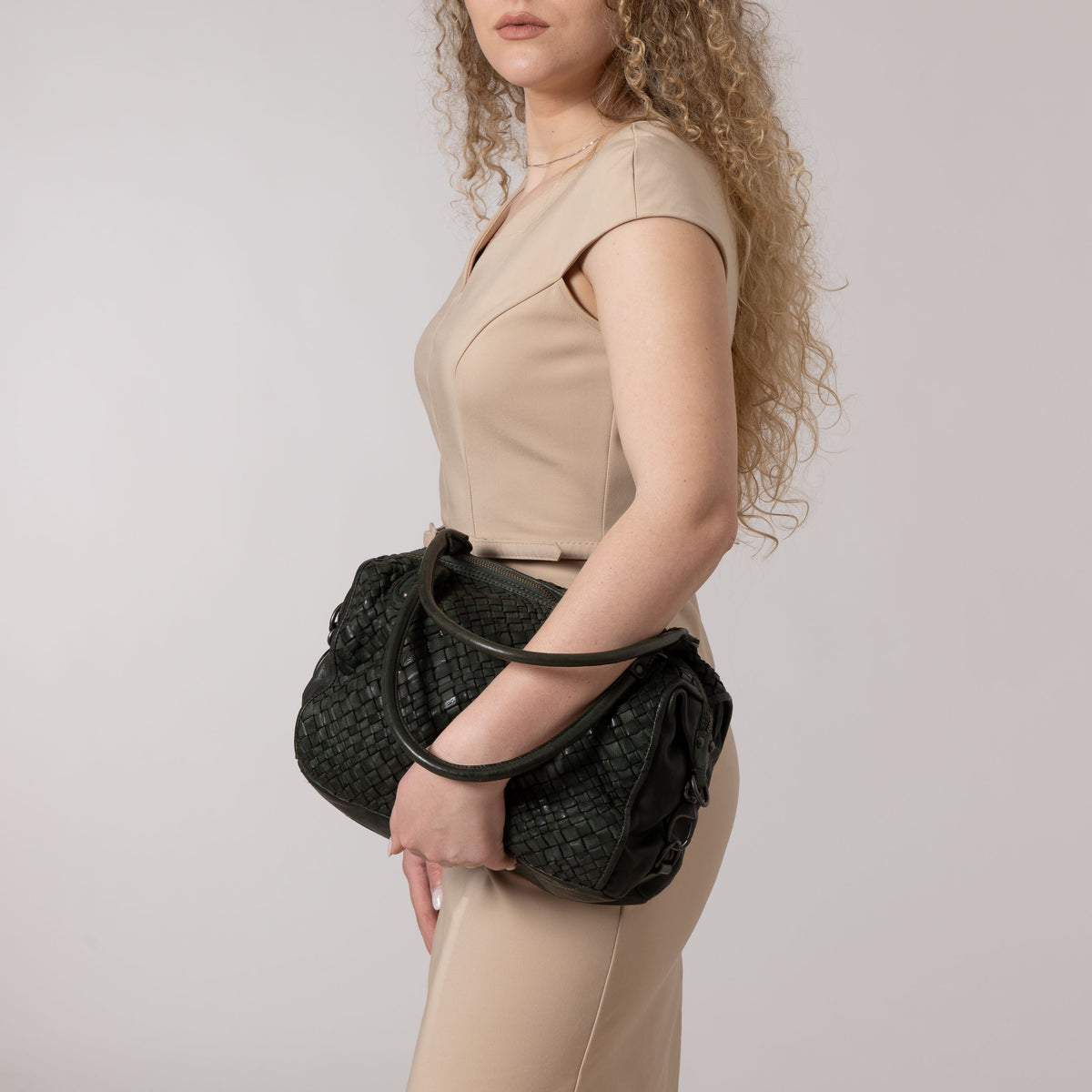 Borsa a mano Khloe Verde