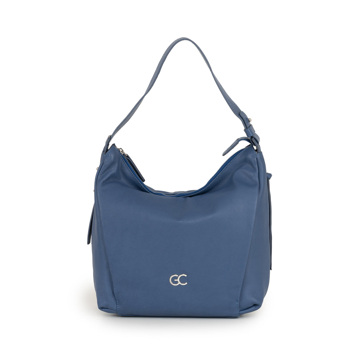 Borsa a spalla Carolina Blu