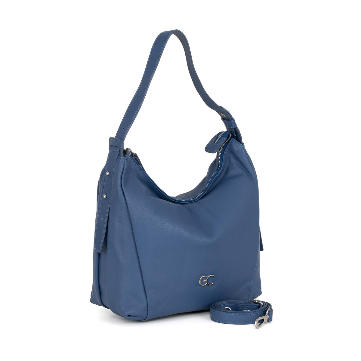 Borsa a spalla Carolina Blu