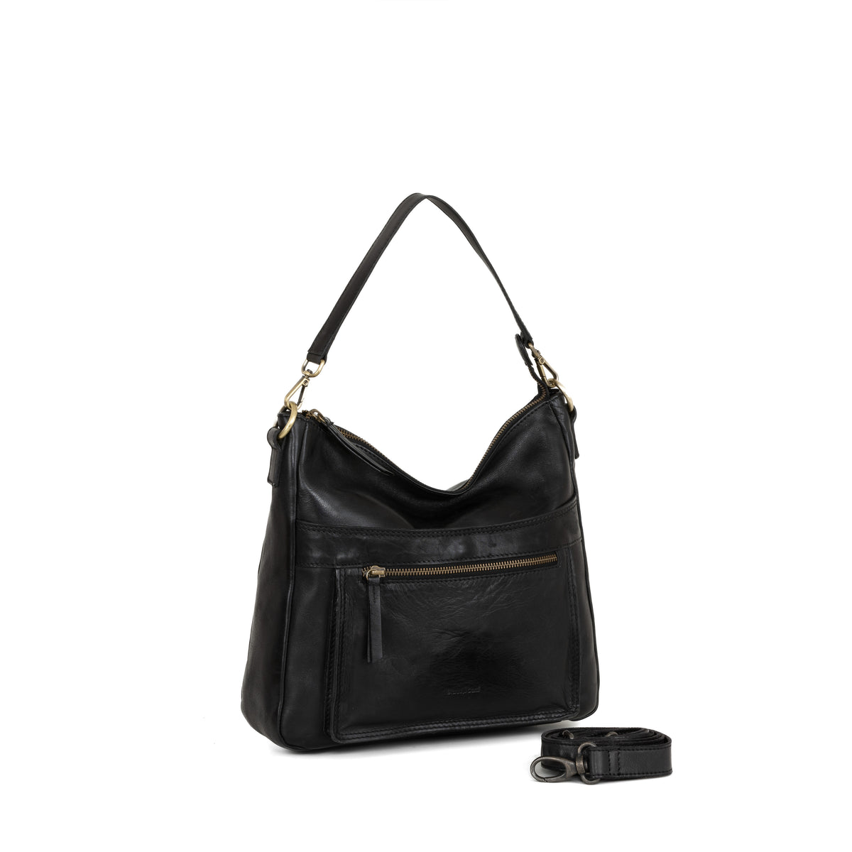 BORSA A SPALLA PAOLA Nero