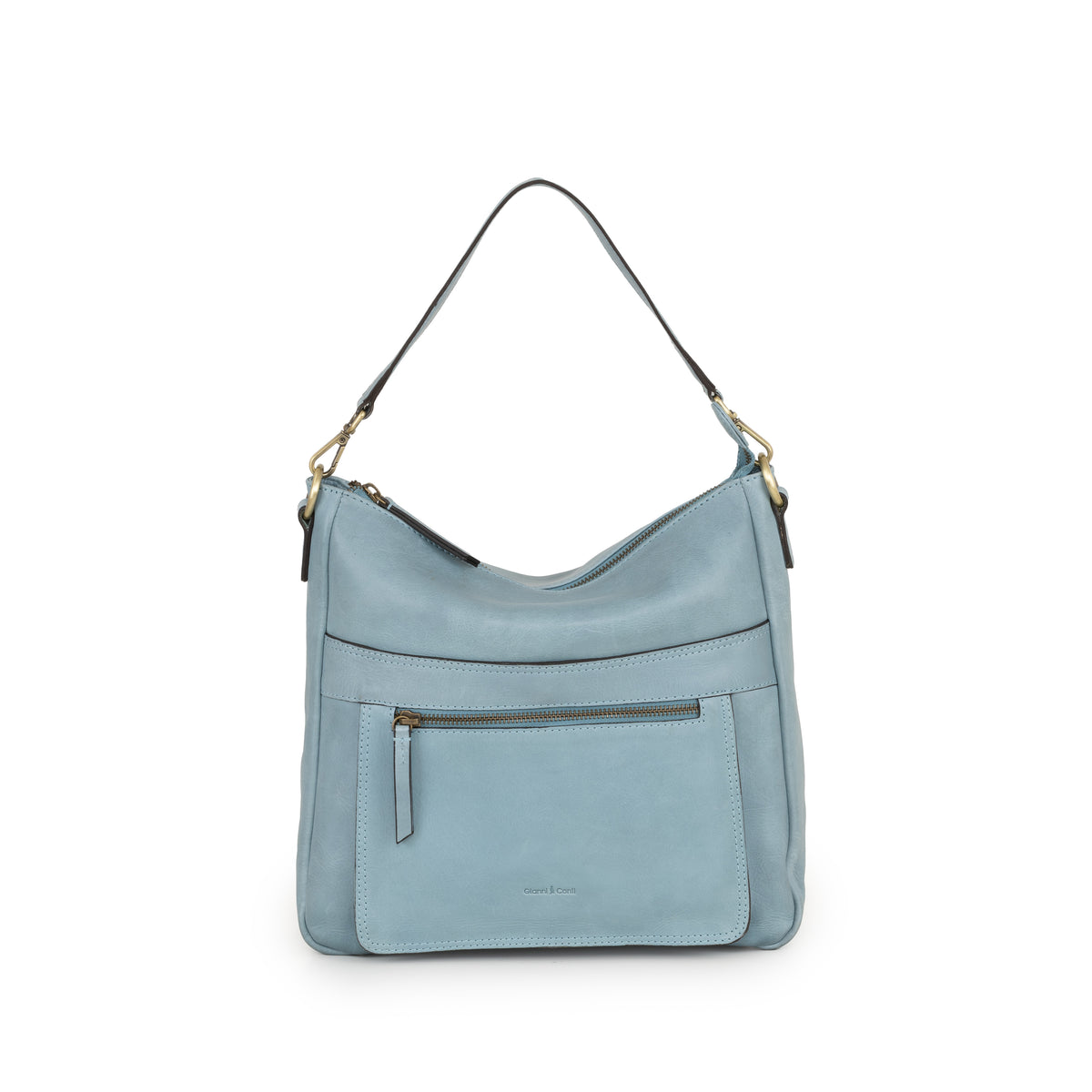 BORSA A SPALLA PAOLA Azzurro
