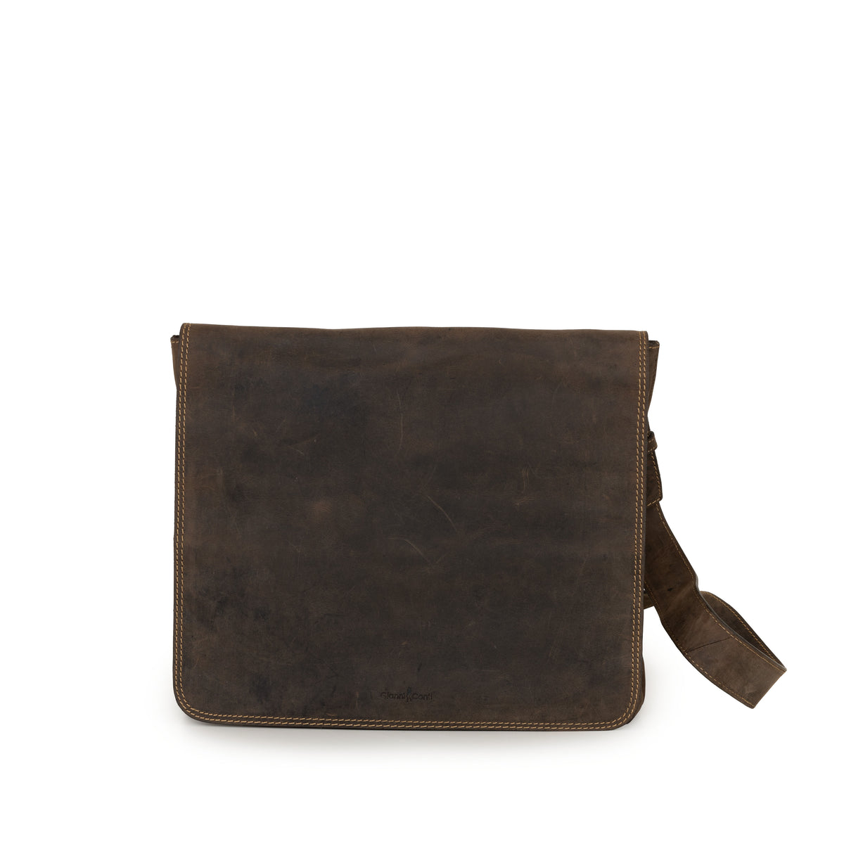 Borsa A Tracolla Vero Marrone