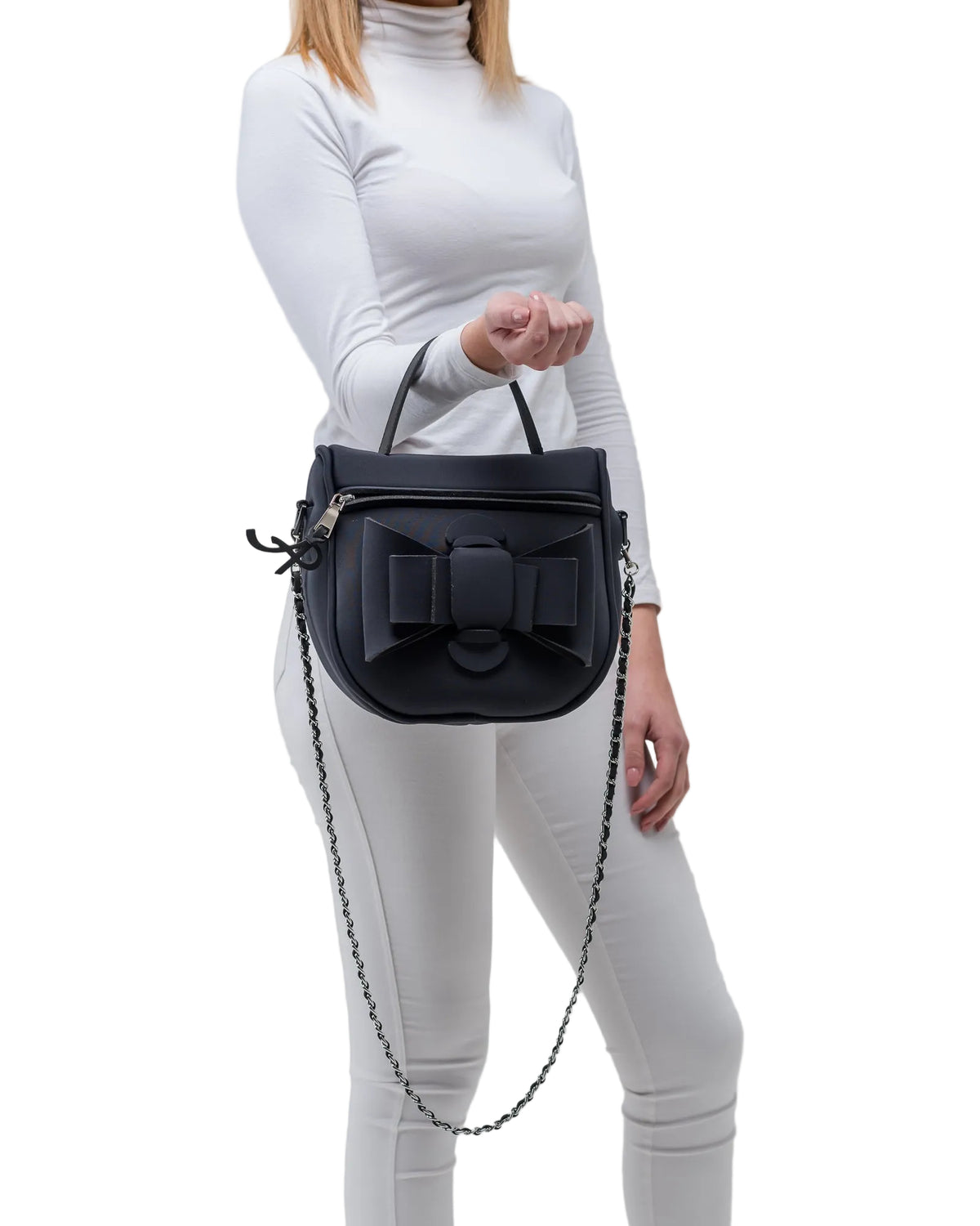Bauletto in neoprene nero