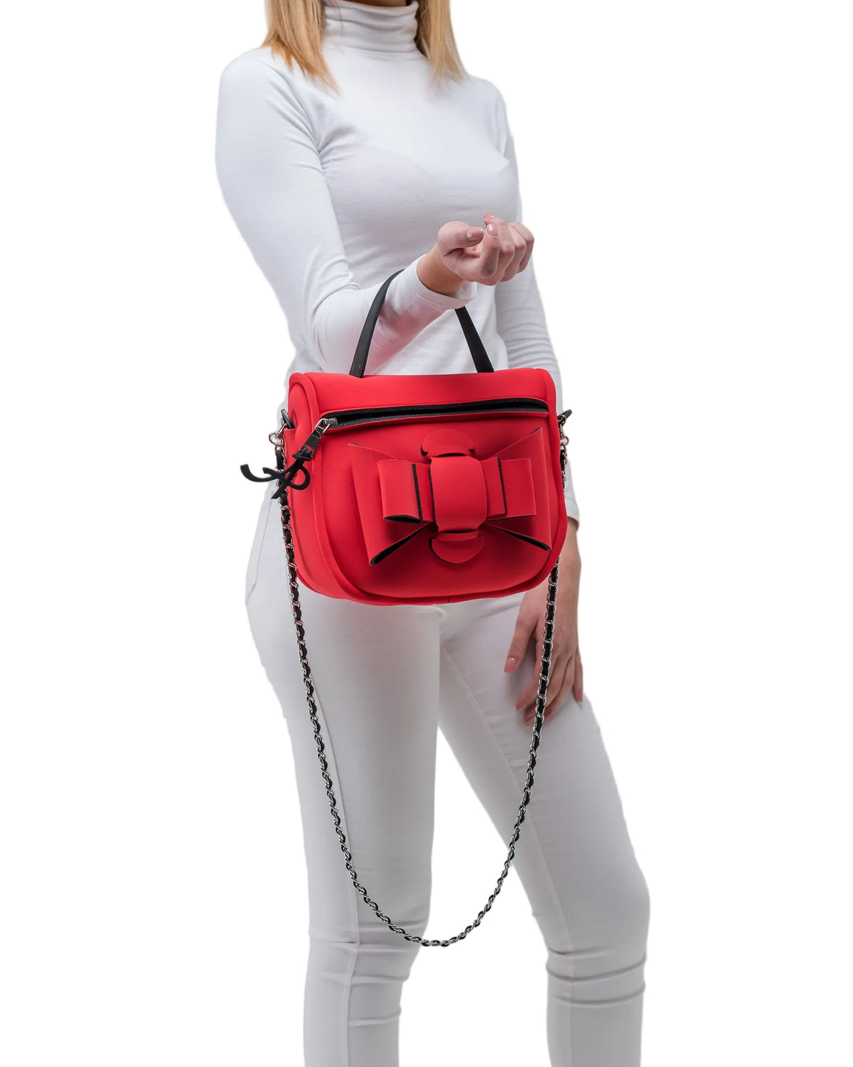 Bauletto in neoprene rosso