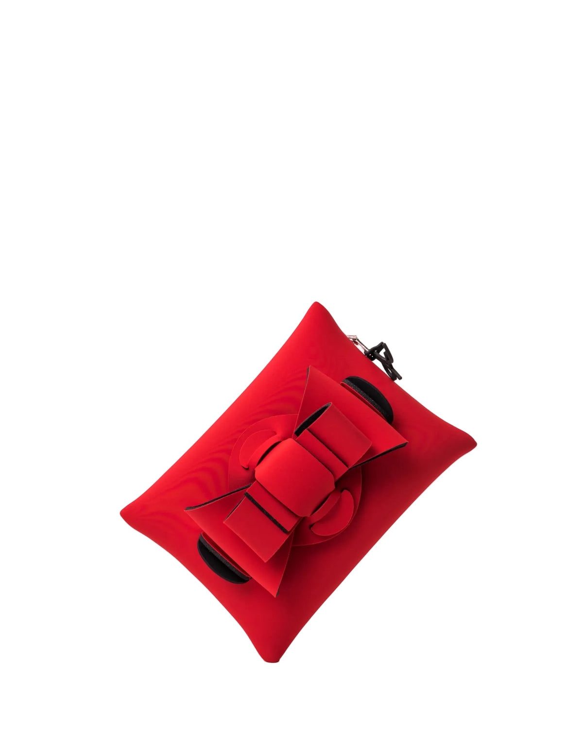 Pochette in neoprene rosso